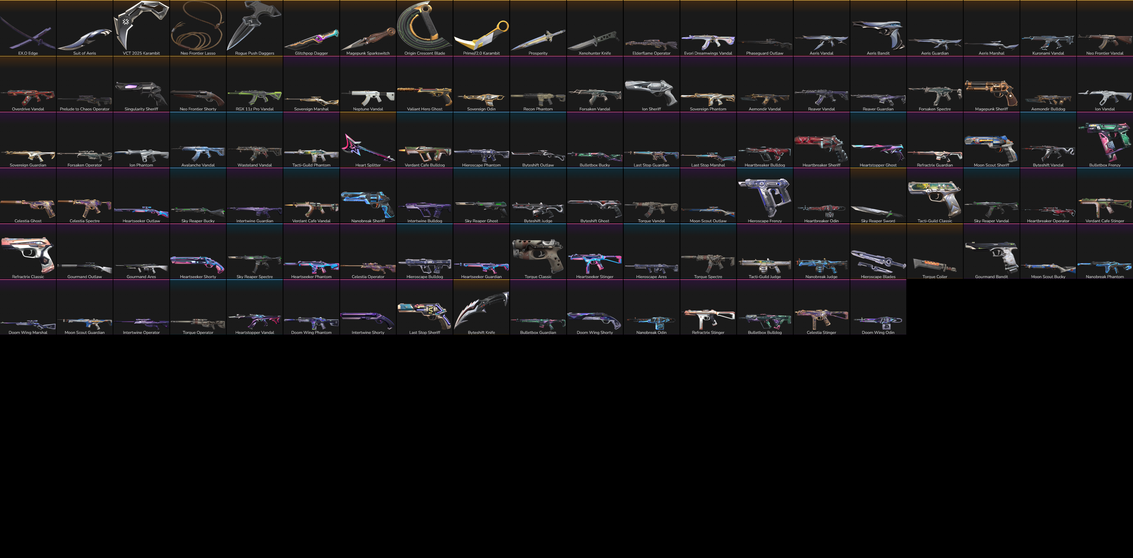 PC | Ascendant Peak | Glitchpop Dagger | Forsaken Operator | 22 Skins