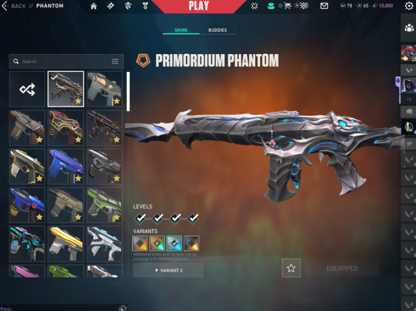 PC | Immortal Peak | Champions 2025 Butterfly Knife | Champions 2023 Vandal | 47 Skins