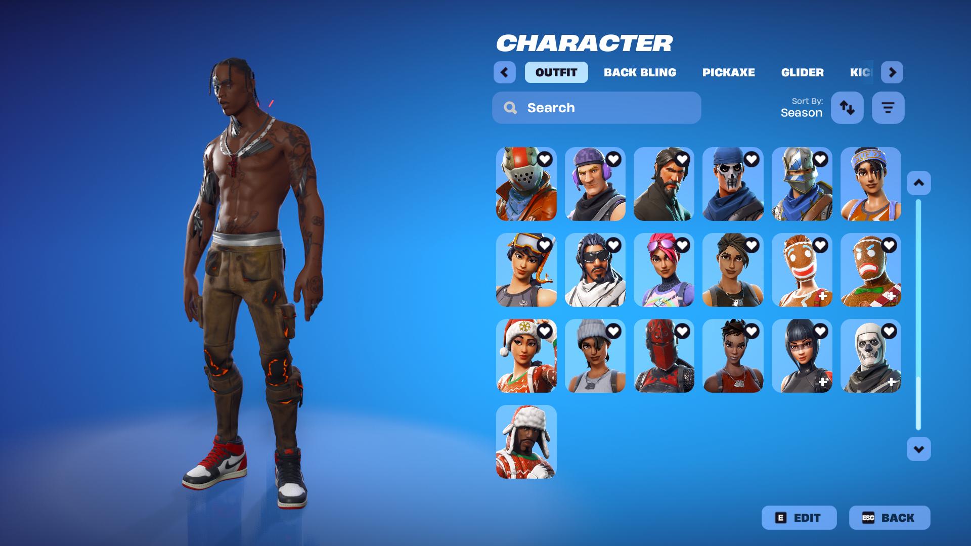 Stacked Chapter 1 Season 2 OG Account | 131 Skins | Active STW Founders Pack (Free V-Bucks) | Complete Travis Scott Set - Image 6