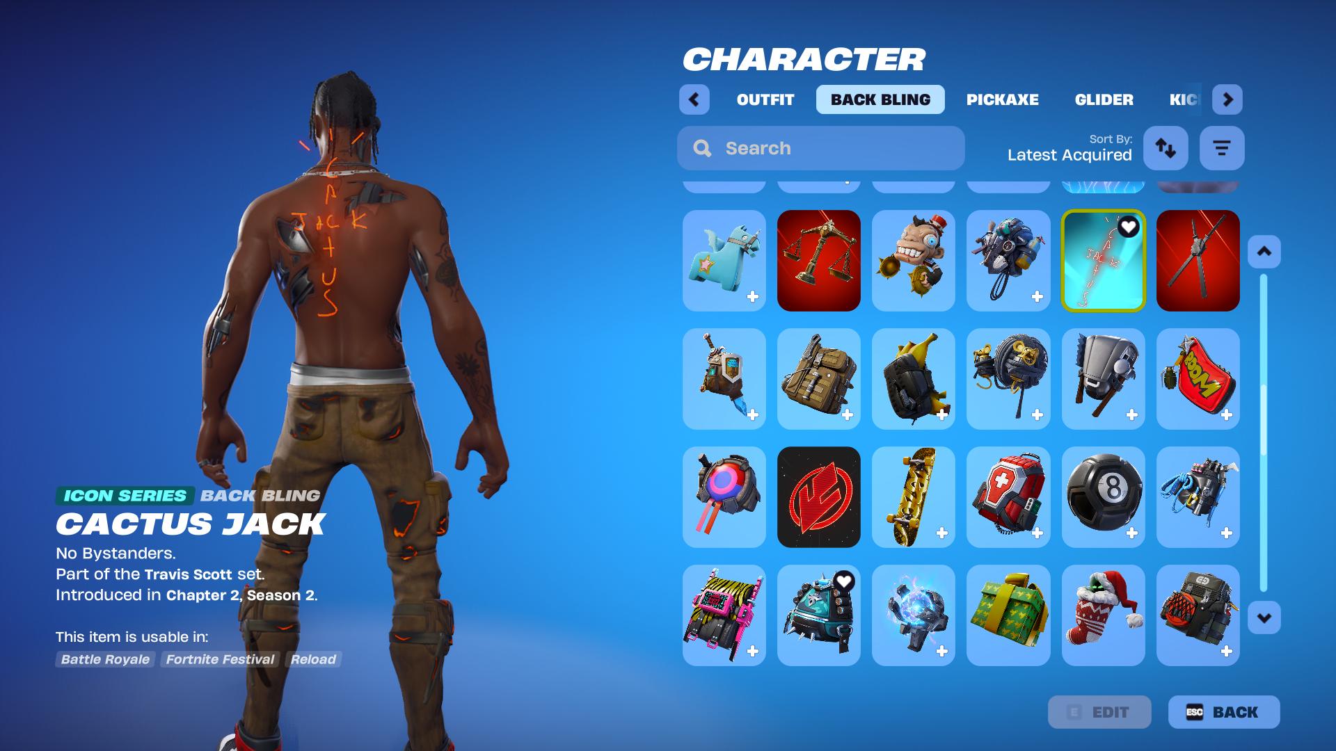 Stacked Chapter 1 Season 2 OG Account | 131 Skins | Active STW Founders Pack (Free V-Bucks) | Complete Travis Scott Set - Image 9