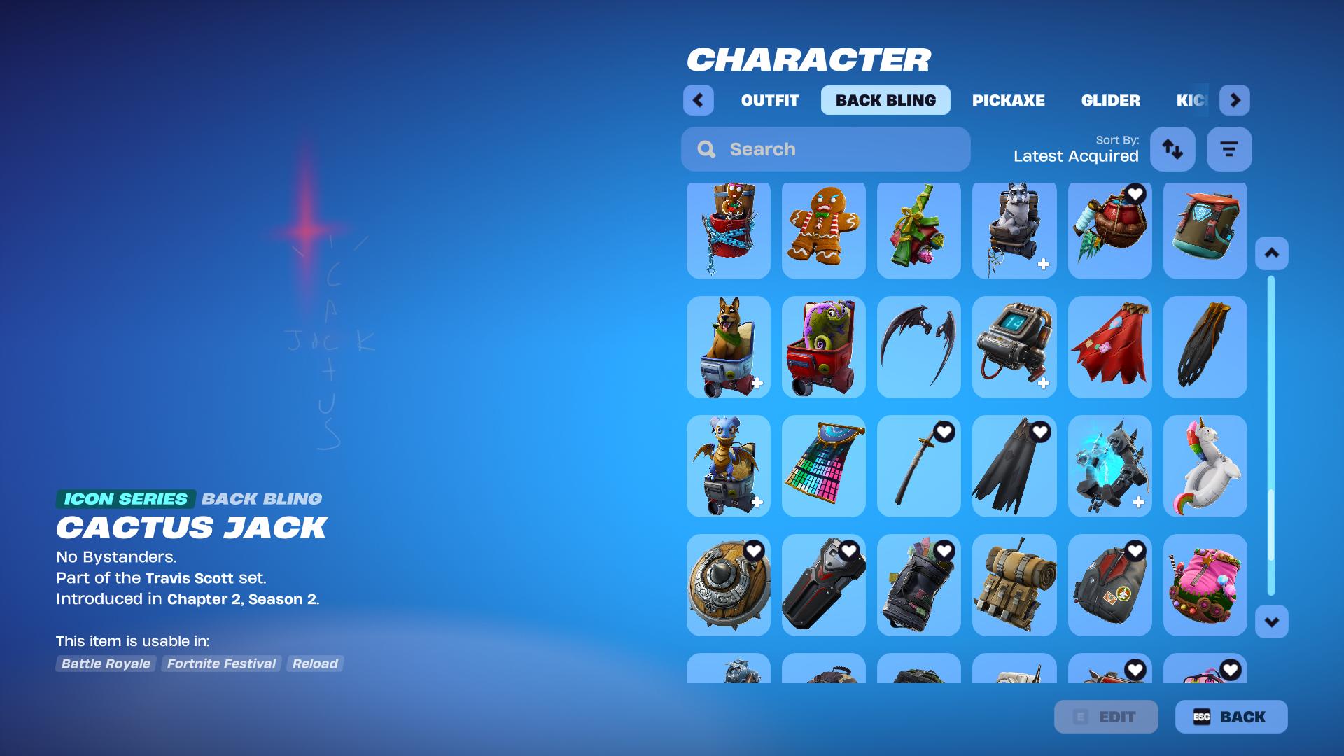Stacked Chapter 1 Season 2 OG Account | 131 Skins | Active STW Founders Pack (Free V-Bucks) | Complete Travis Scott Set - Image 11