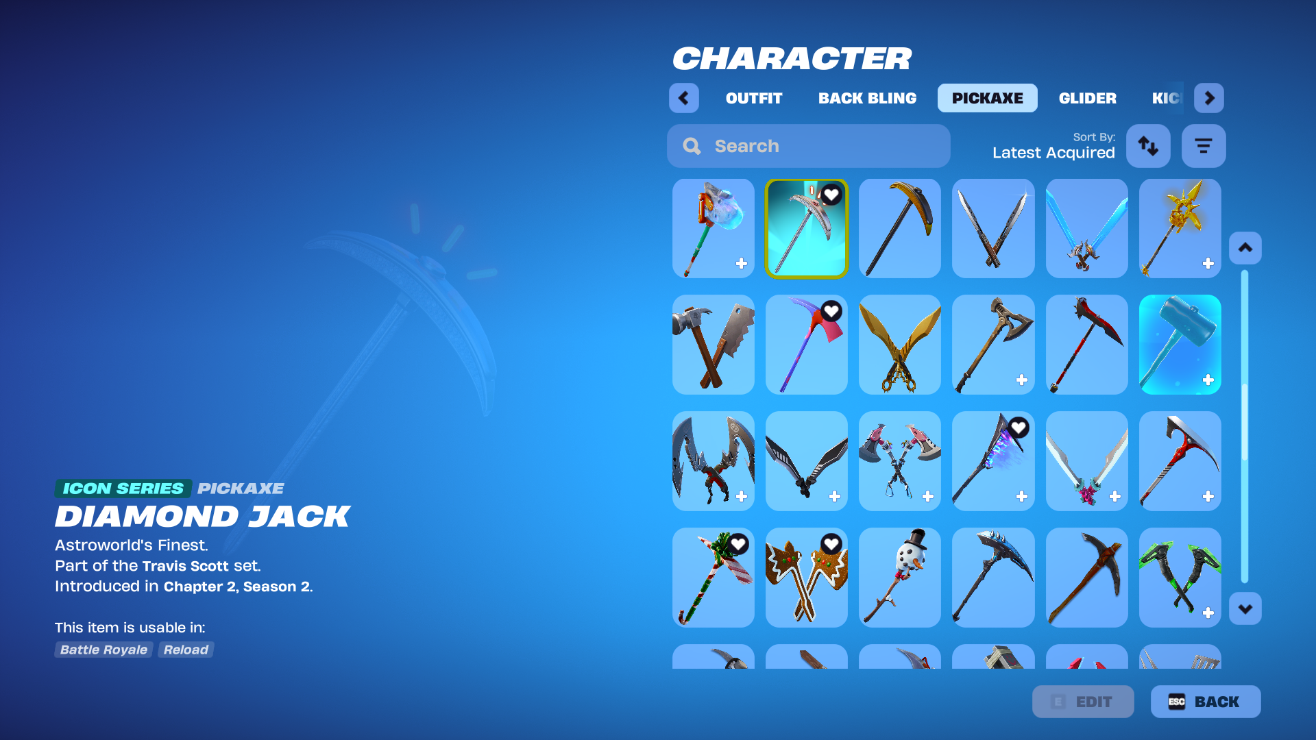 Stacked Chapter 1 Season 2 OG Account | 131 Skins | Active STW Founders Pack (Free V-Bucks) | Complete Travis Scott Set - Image 15