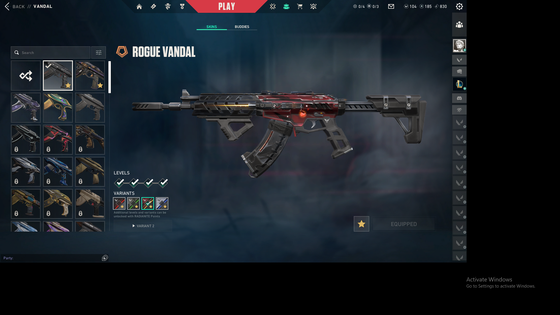 PC | Immortal Peak | Recon Balisong | Rogue Push Daggers | Reaver Vandal | 18 Skins | Full Email - Image 5