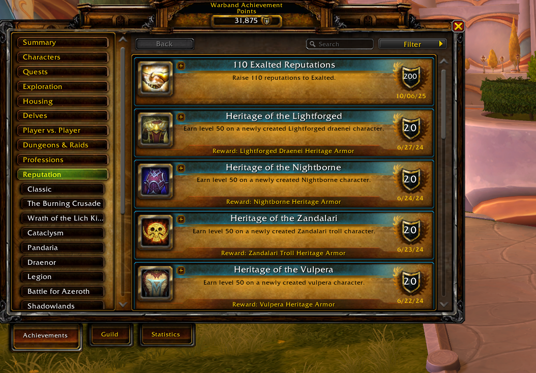 30k+ Achievements | 950+ Mounts | "Back From the Beyond" Meta | Legion Remix Rewards | Anniversary Sets - Image 15