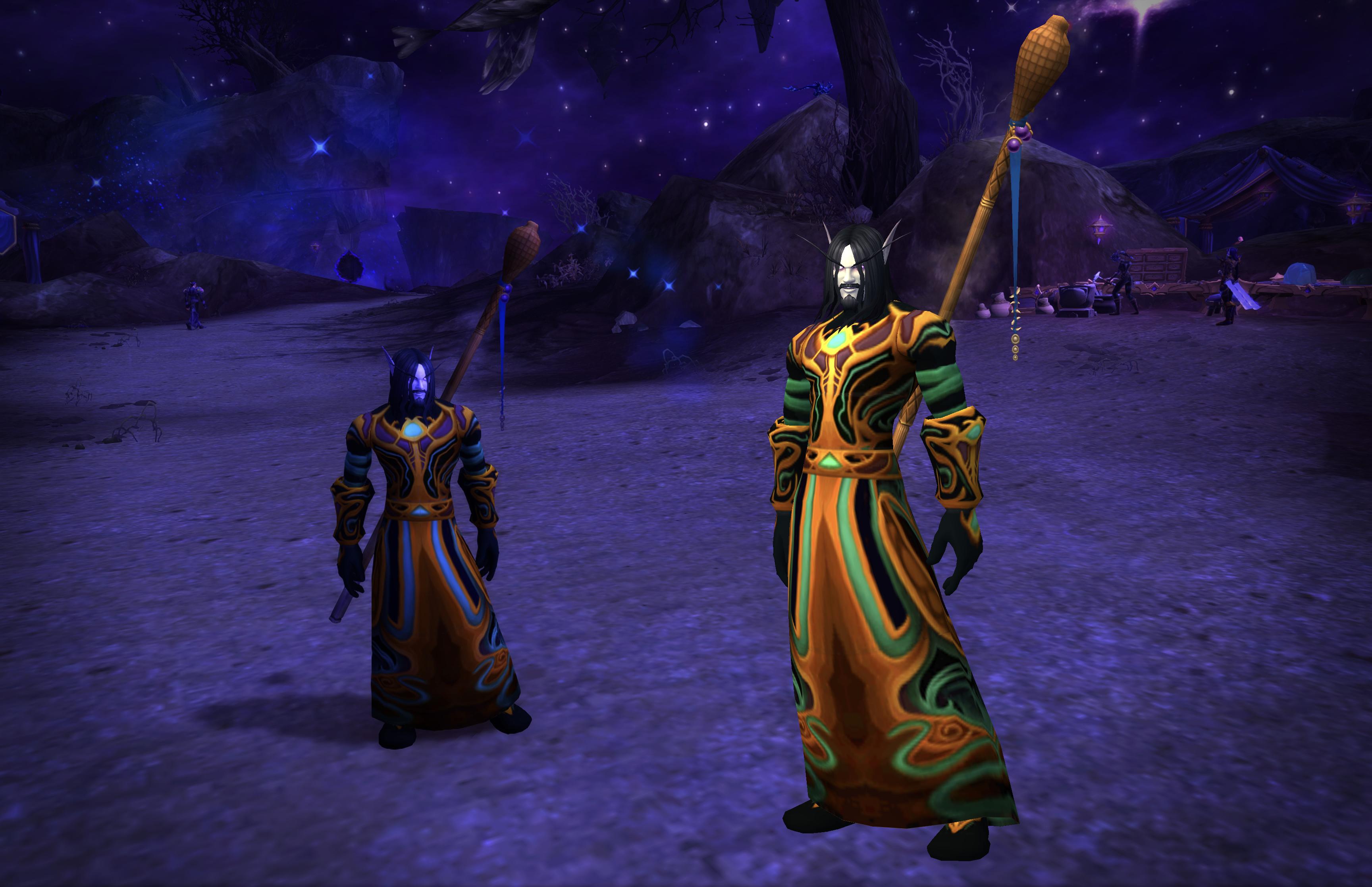 Legendary | Atiesh Warlock | Tabard of the Protector | Dreadflame + Galaxy | Gladiator Tabard | Rare Titles 