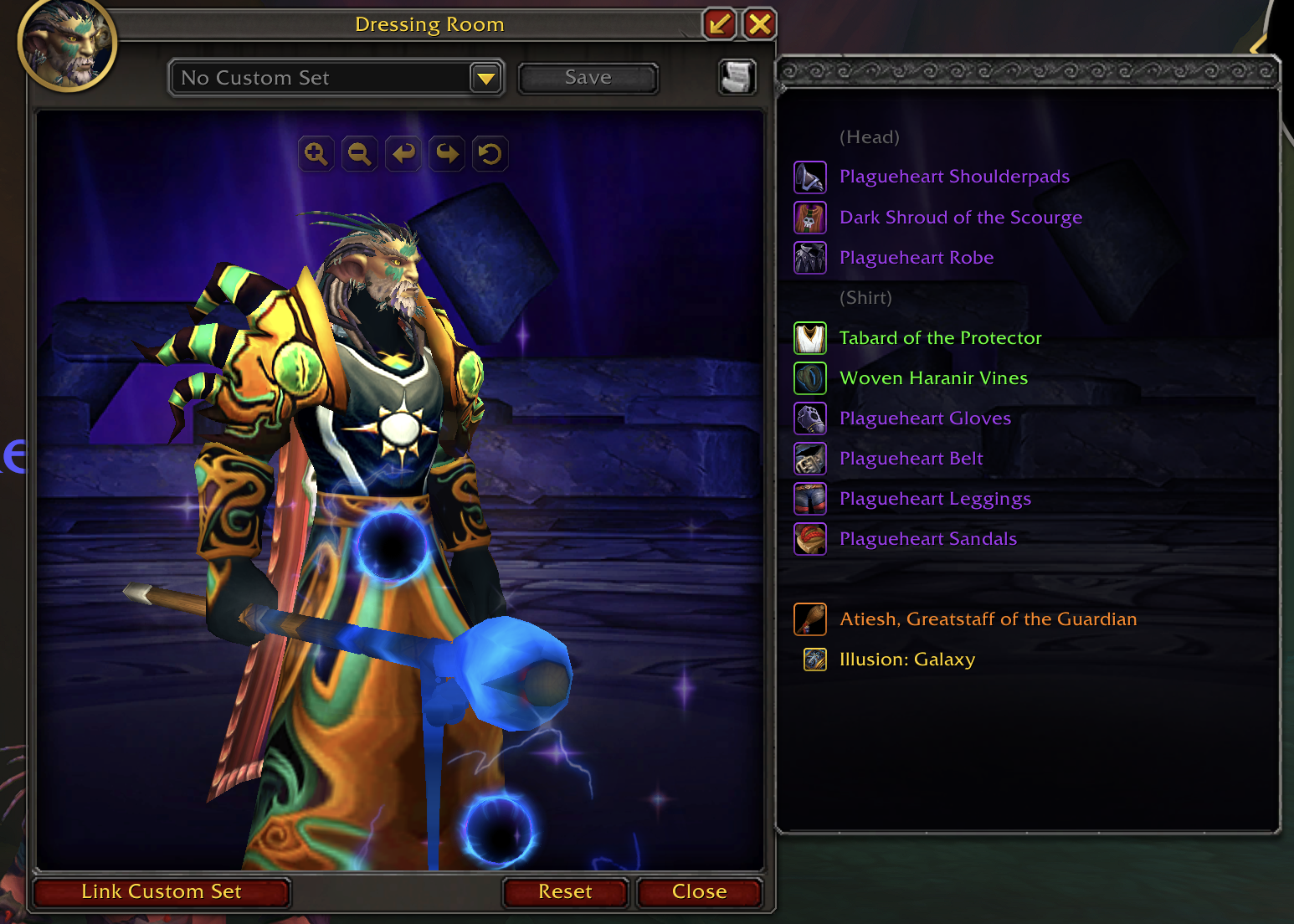 Legendary | Atiesh Warlock | Tabard of the Protector | Dreadflame + Galaxy | Gladiator Tabard | Rare Titles  - Image 3