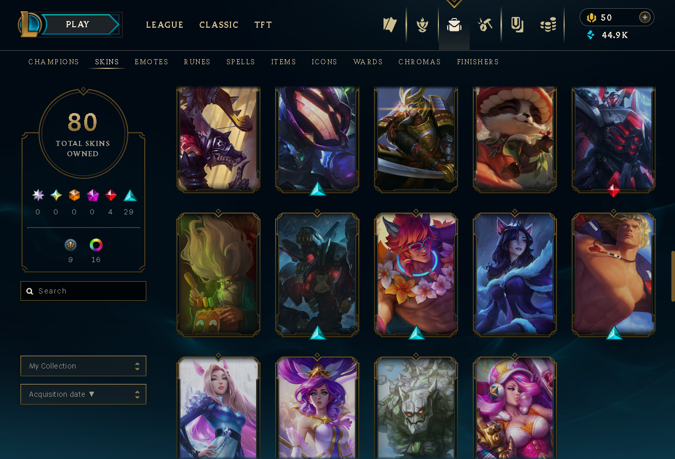 Silver Peak | 106 Champions | 37 Skins | 4 Legendary Skins | Full Email - Image 10