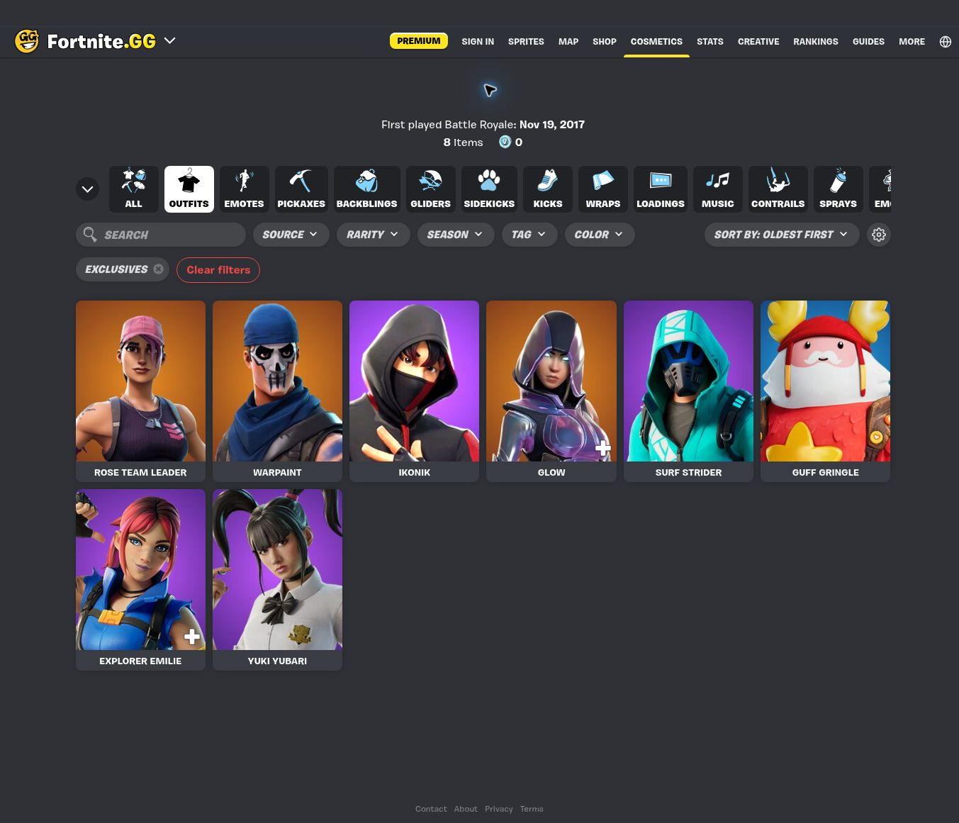 Zero | Dire | 342 Skins | Chapter 1 Season 5 | Level 4039 | Full Email - Image 12