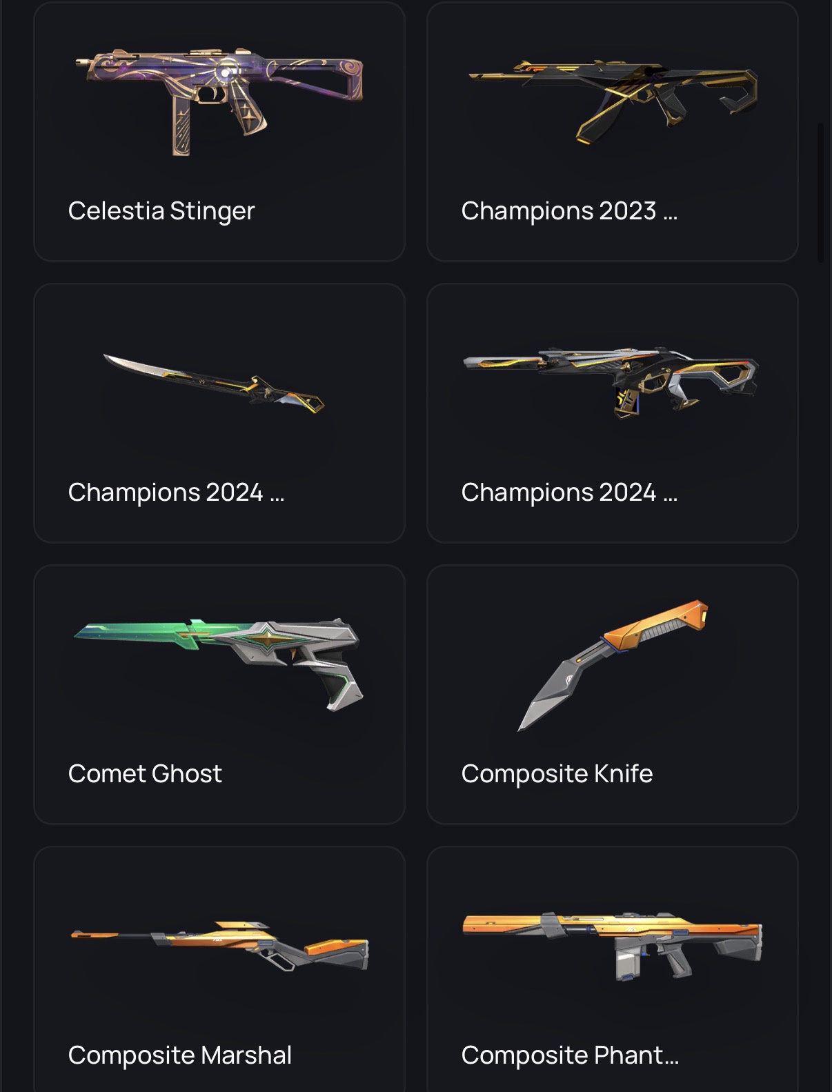 PC | Ascendant Peak | Champions 2024 Blade | Champions 2023 Vandal | 77 Skins - Image 4