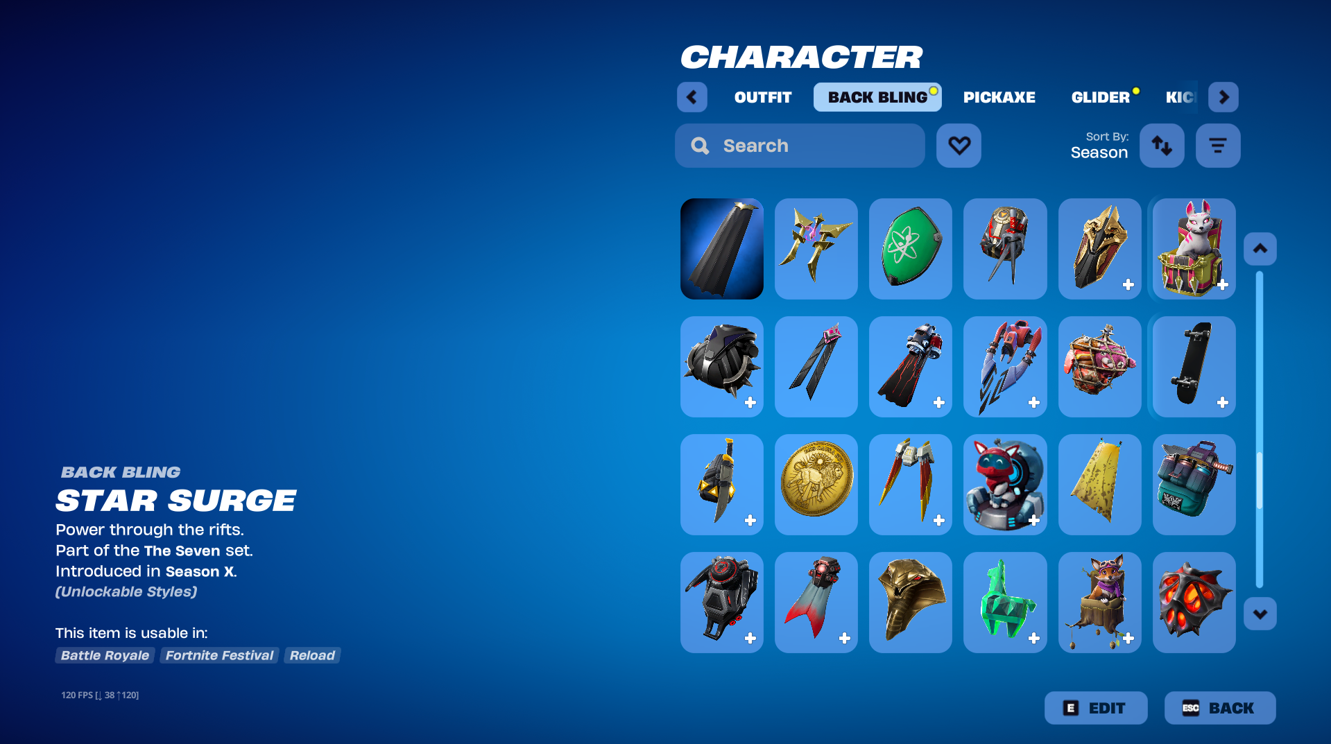 IKONIK | Laguna | Wilde | Calamity | Spectra Knight | Charlotte | 145 Skins | Chapter 1 Season 6 | Level 1786 | Full Email - Image 27