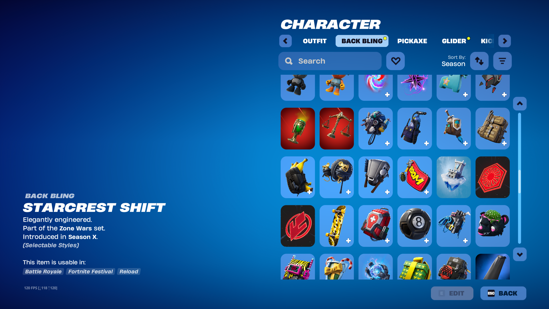 IKONIK | Laguna | Wilde | Calamity | Spectra Knight | Charlotte | 145 Skins | Chapter 1 Season 6 | Level 1786 | Full Email - Image 28