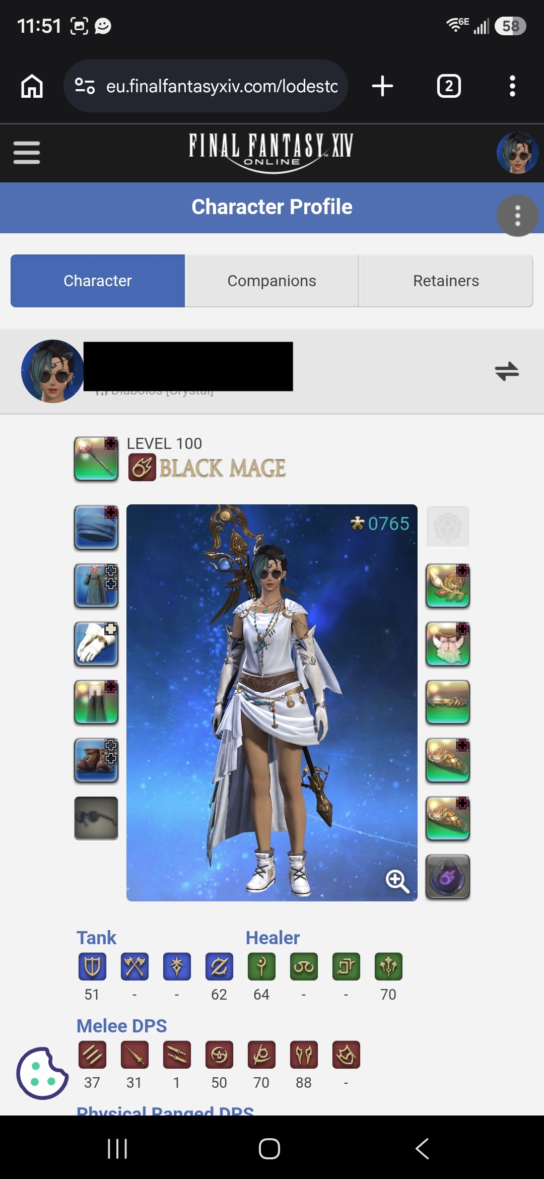 Final Fantasy XIV Account