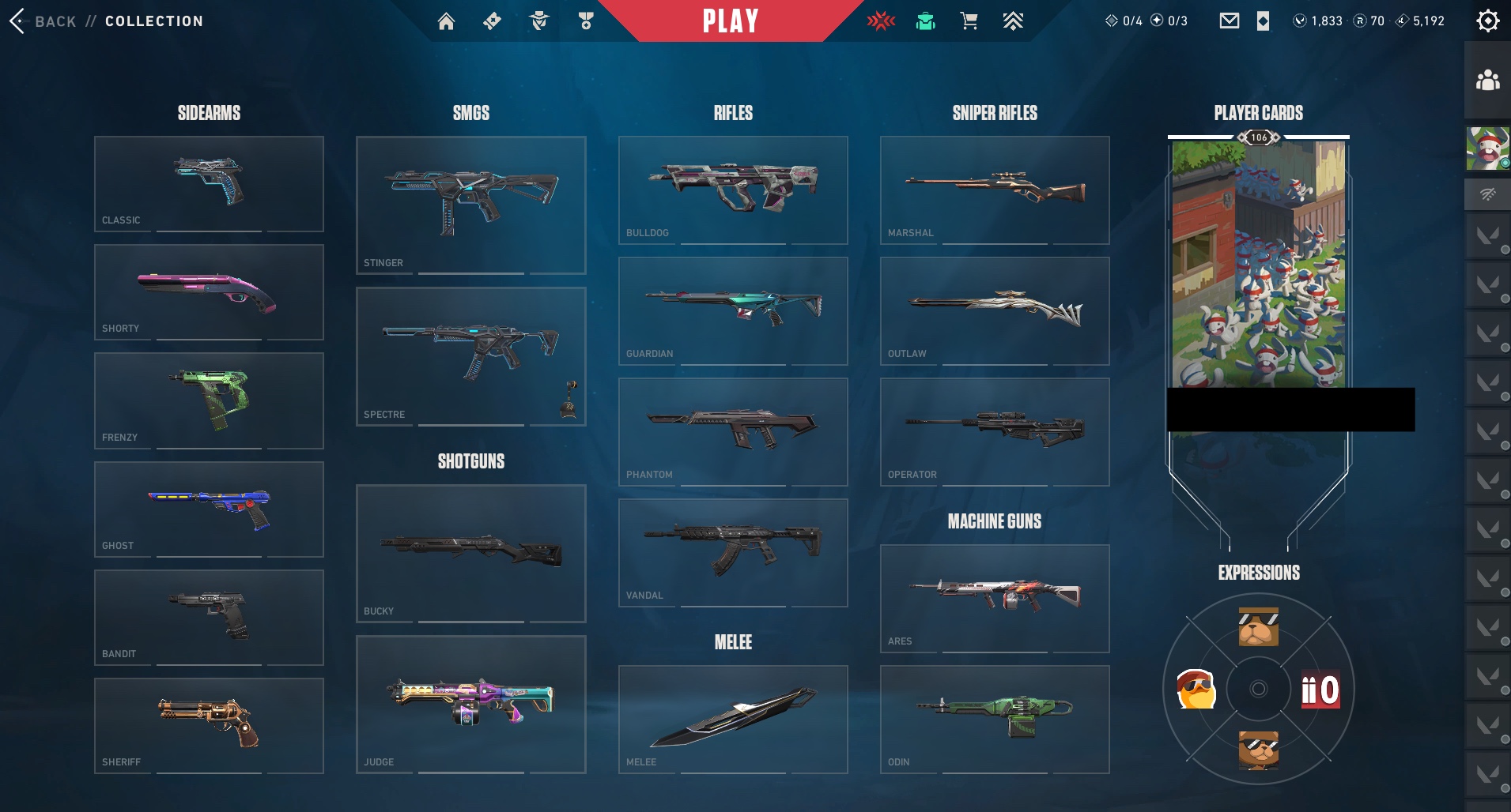 PC | Diamond Peak | Champions 2023 Kunai + Vandal | 25 Skins
