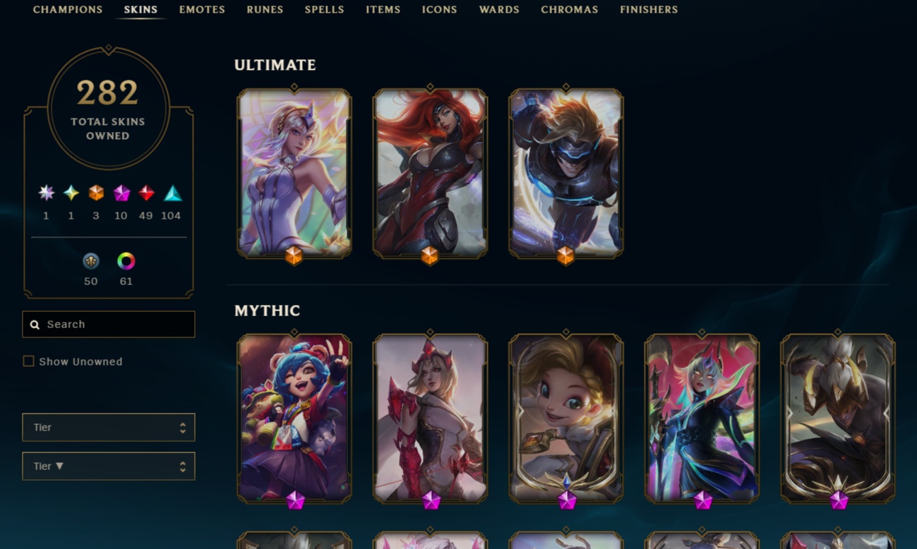 Emerald Peak | 173 Champions | 282 Skins | Full Email - Image 3