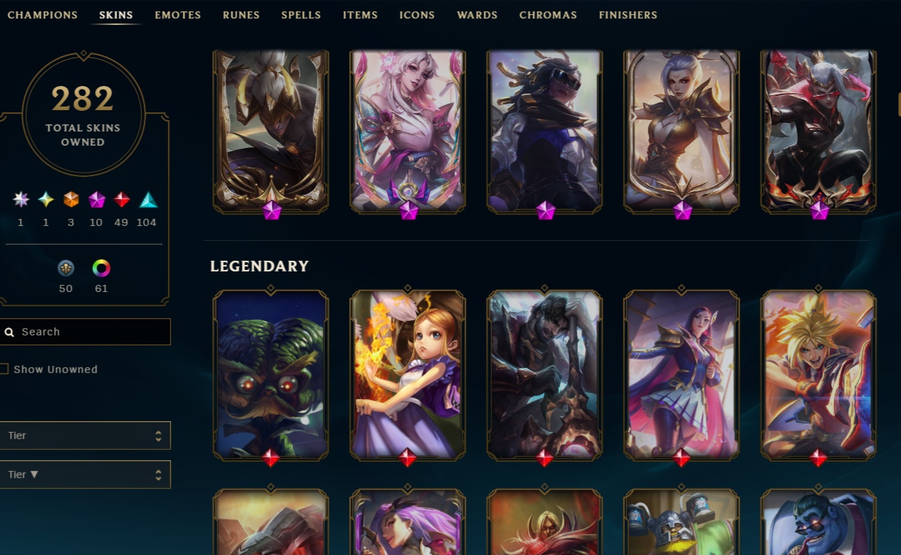 Emerald Peak | 173 Champions | 282 Skins | Full Email - Image 4