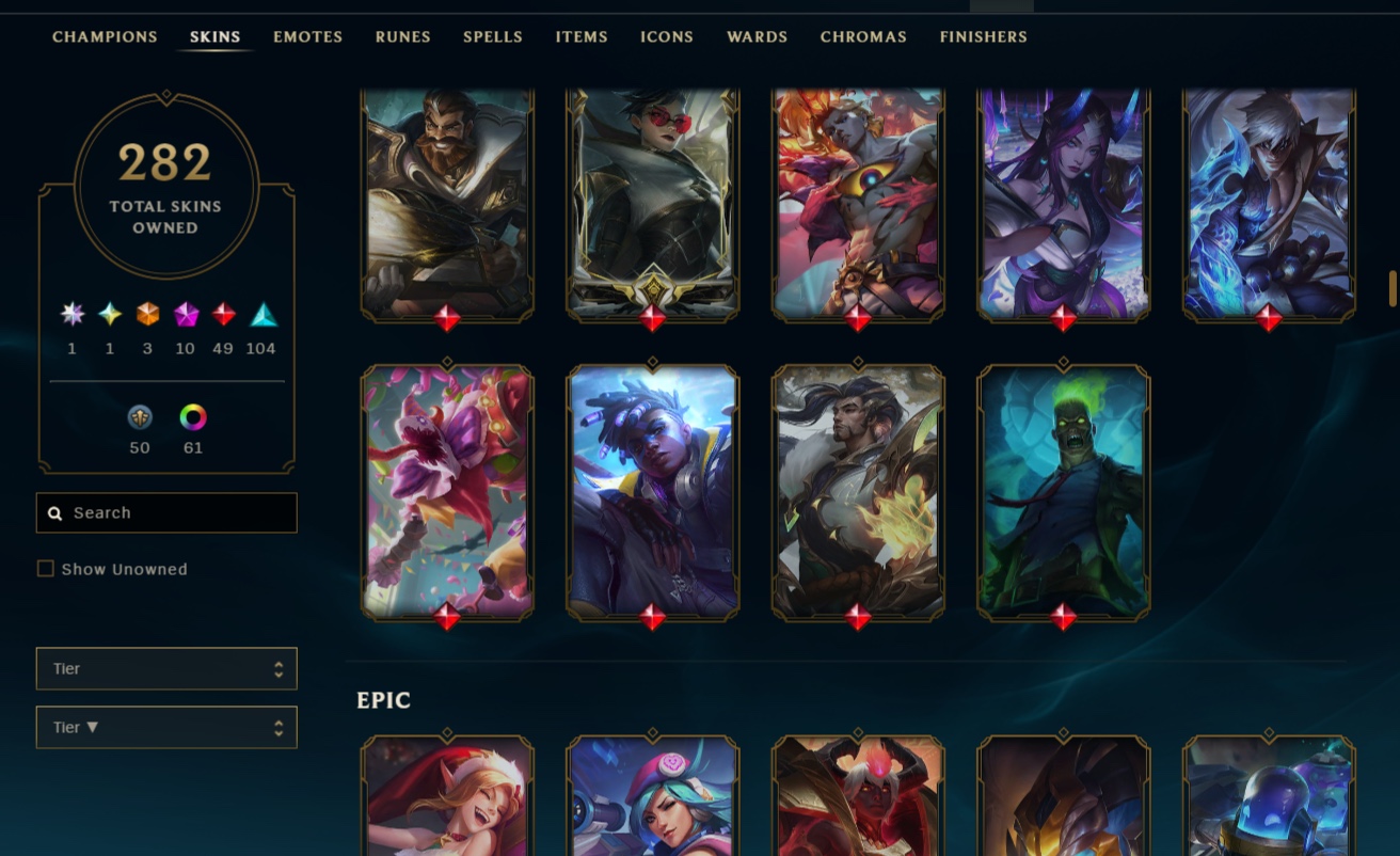 Emerald Peak | 173 Champions | 282 Skins | Full Email - Image 7