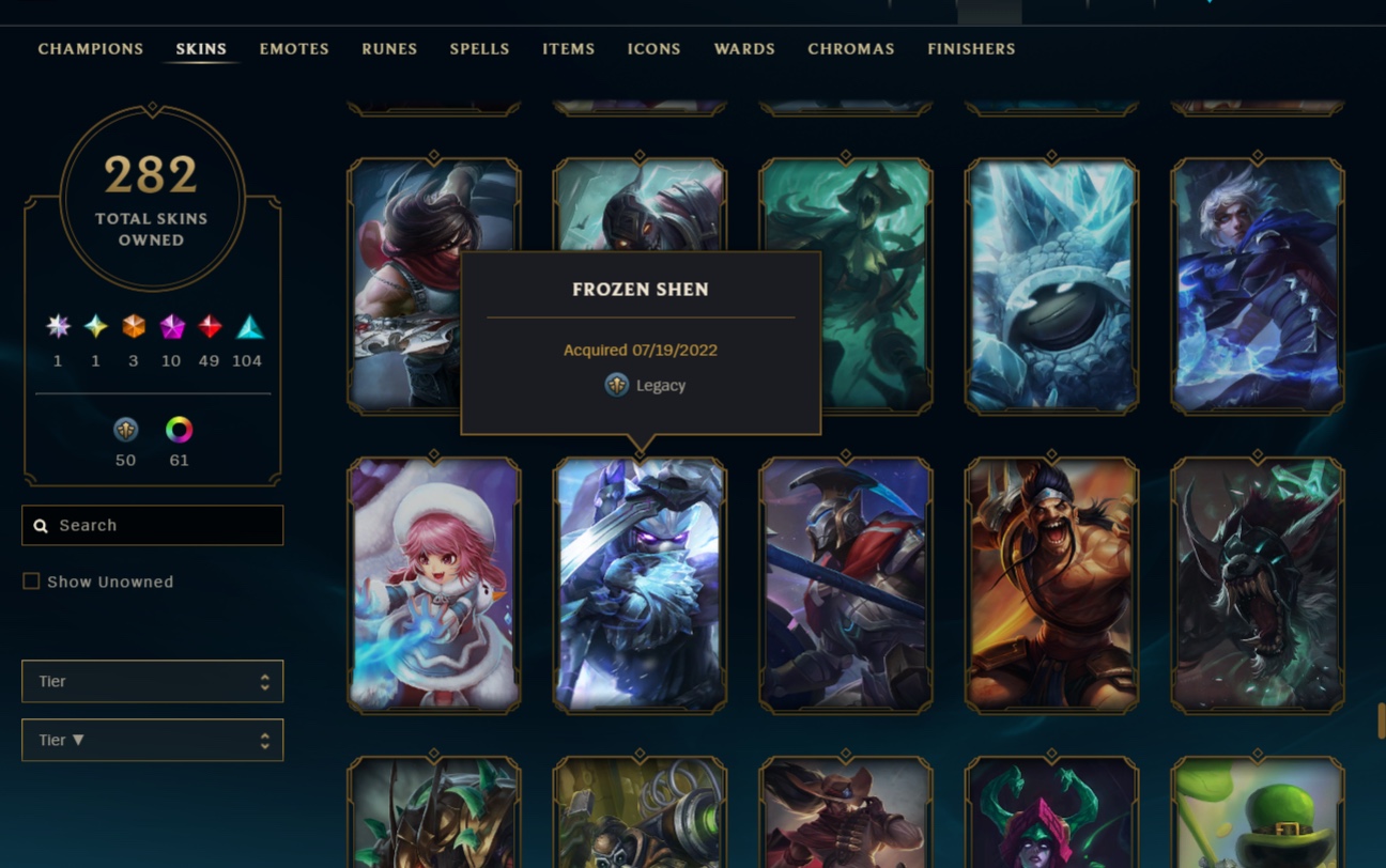 Emerald Peak | 173 Champions | 282 Skins | Full Email - Image 17