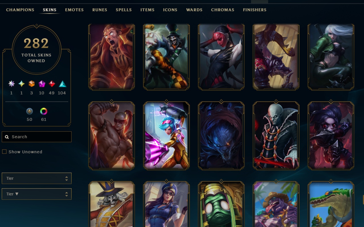 Emerald Peak | 173 Champions | 282 Skins | Full Email - Image 19