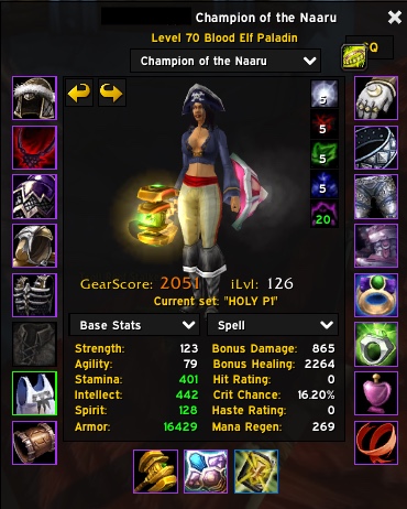 70 Pally & Priest | 1910 Gearscore | 3750 Gold | Tank + Healer Gear