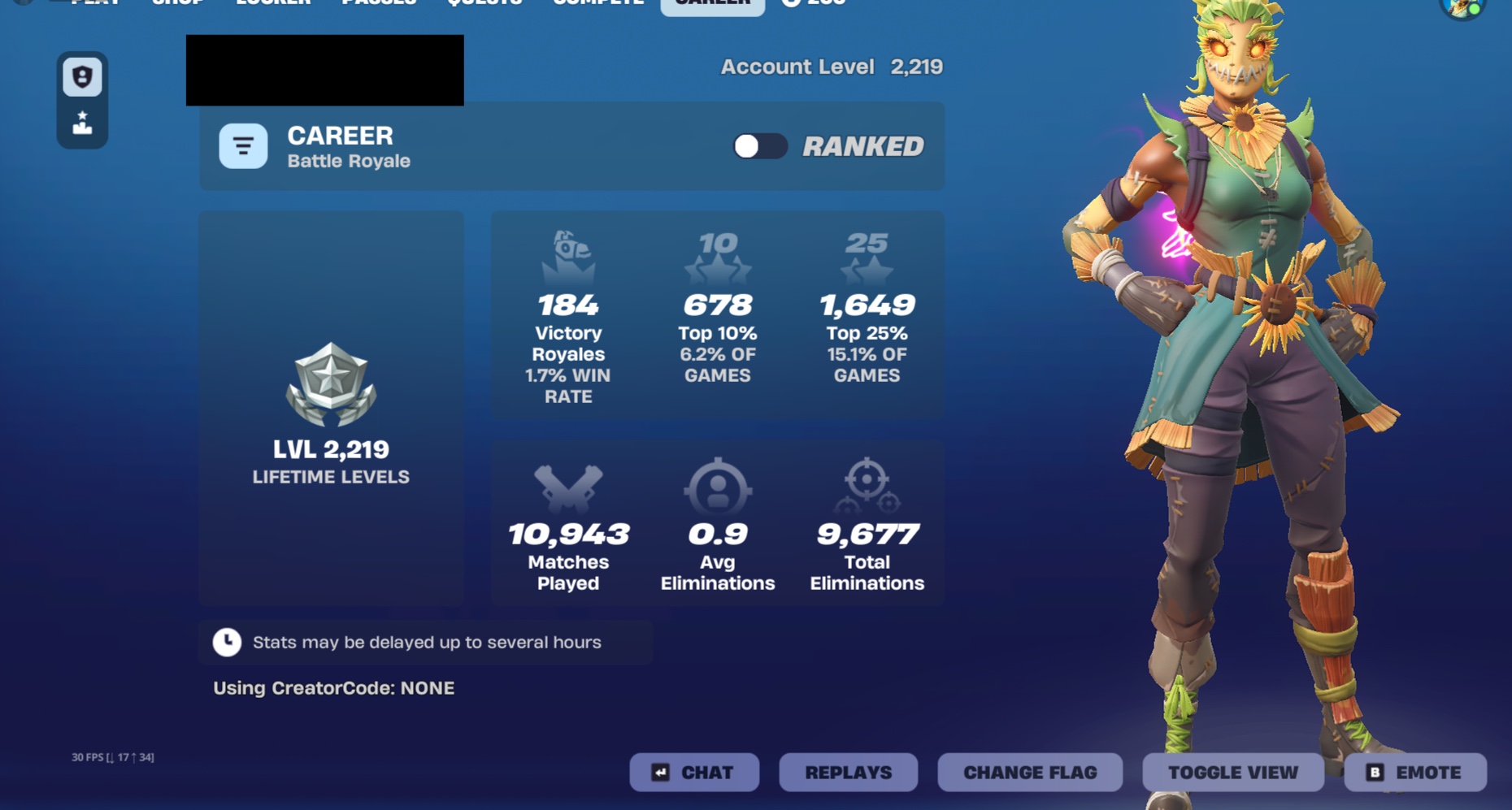 Stage Slayer | Chromium | 151 Skins | Season 3 | Level 2218 - Image 13