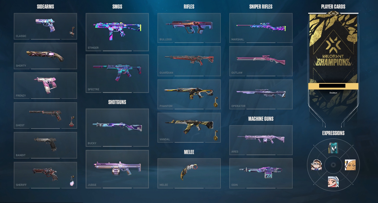PC | Diamond Peak | Champions 2021 Karambit + Vandal | 166 Skins | Full Email - Image 26
