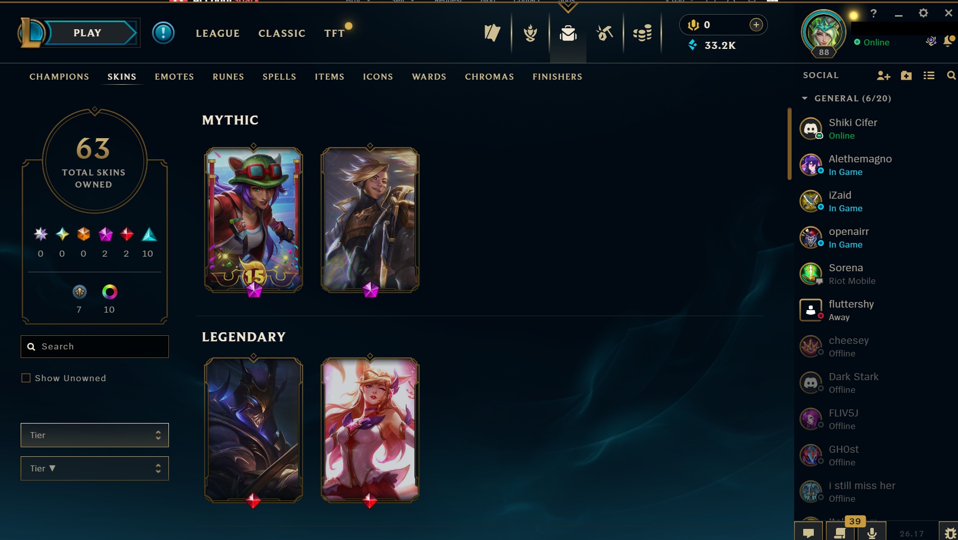 Platinum Peak | 63 Skins | Full Email