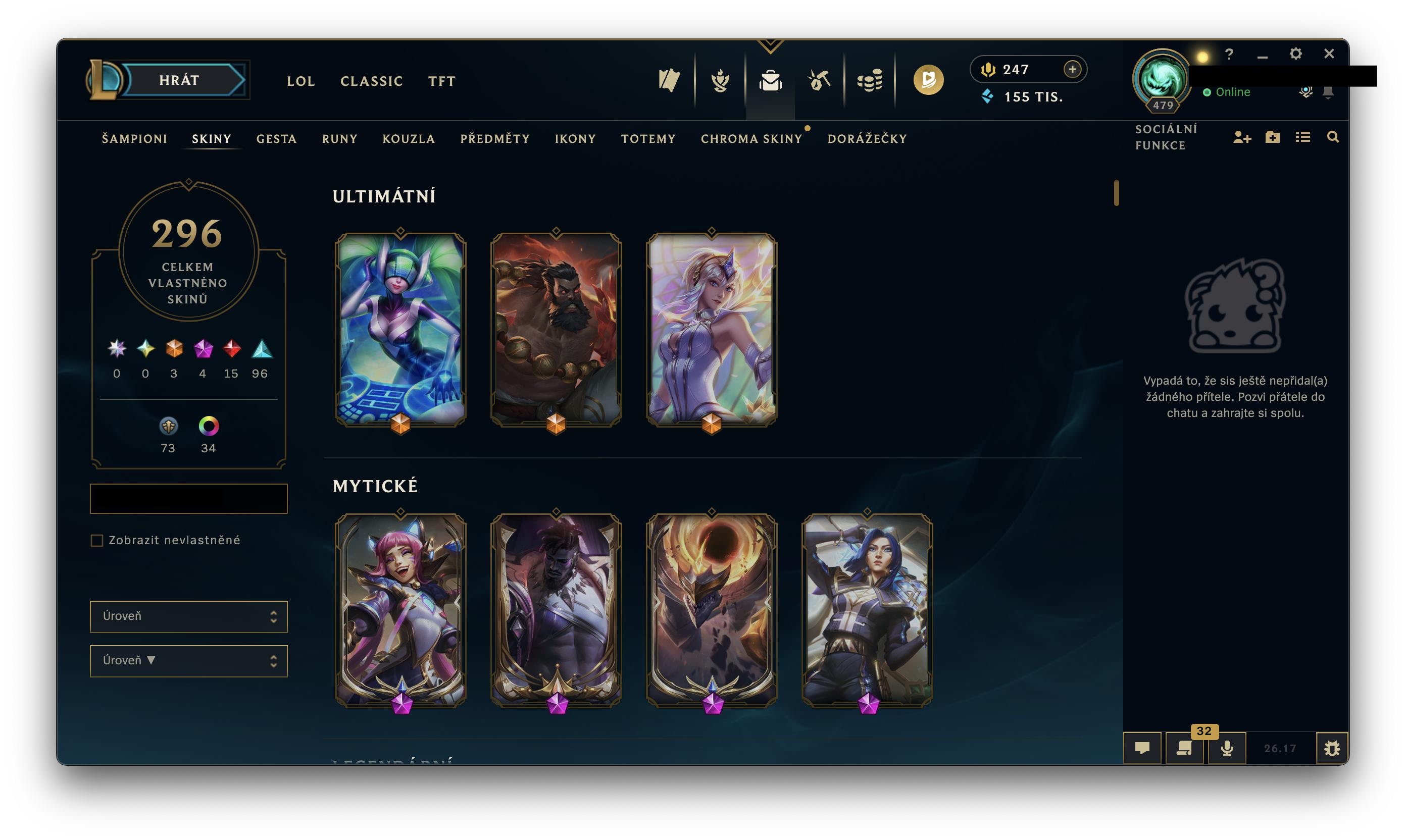 Gold Peak | 173 Champions | 296 Skins | 15 Legendary Skins | Full Email - Image 3