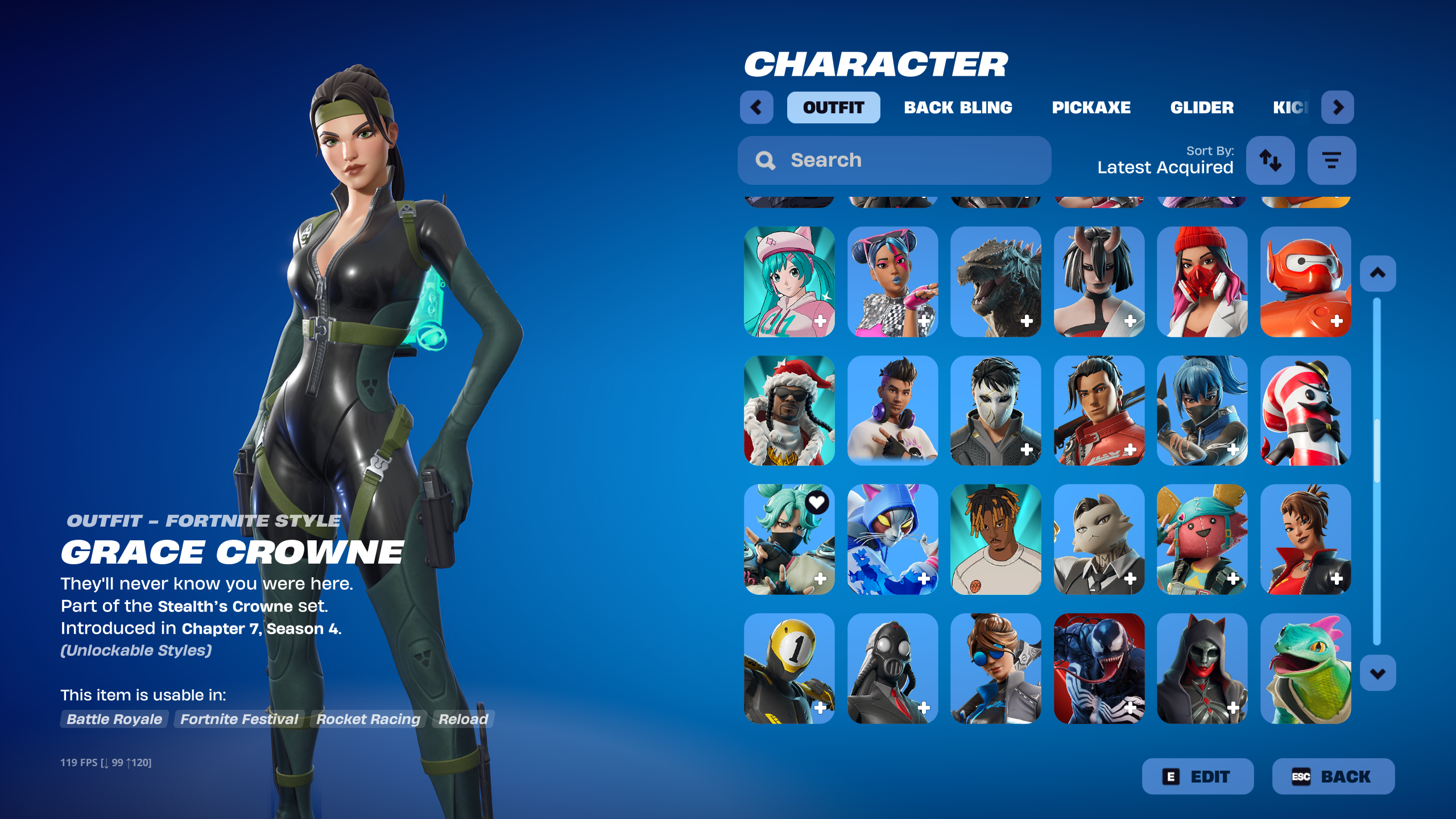 T-60 Power Armor | Mystica | 189 Skins | Chapter 4 Season 2 | Level 99 | Full Email - Image 5