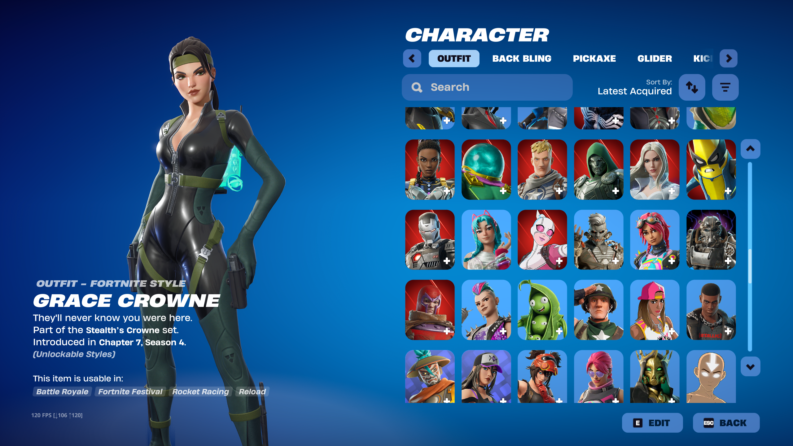 T-60 Power Armor | Mystica | 189 Skins | Chapter 4 Season 2 | Level 99 | Full Email - Image 6