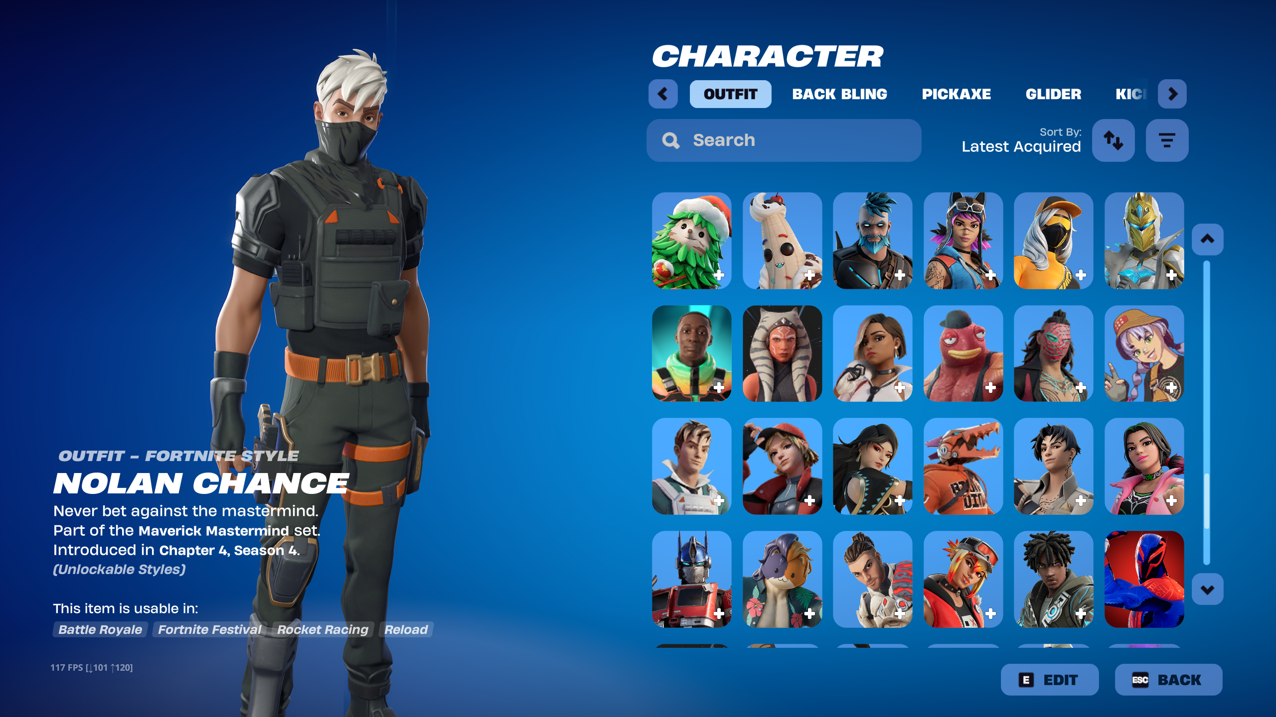 T-60 Power Armor | Mystica | 189 Skins | Chapter 4 Season 2 | Level 99 | Full Email - Image 8