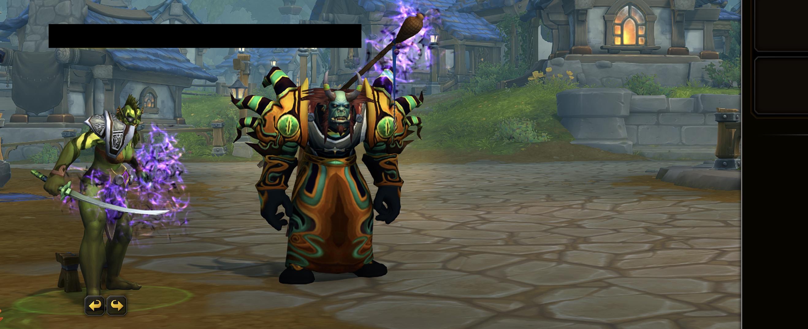 Legendary | Atiesh Warlock | Tabard of the Protector | Dreadflame + Galaxy | Gladiator Tabard | Rare Titles  - Image 4