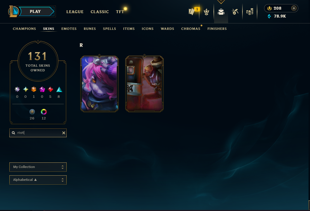 Gold Peak | Riot Squad Singed | Riot Girl Tristana | 90 Champions | 63 Skins - Image 3