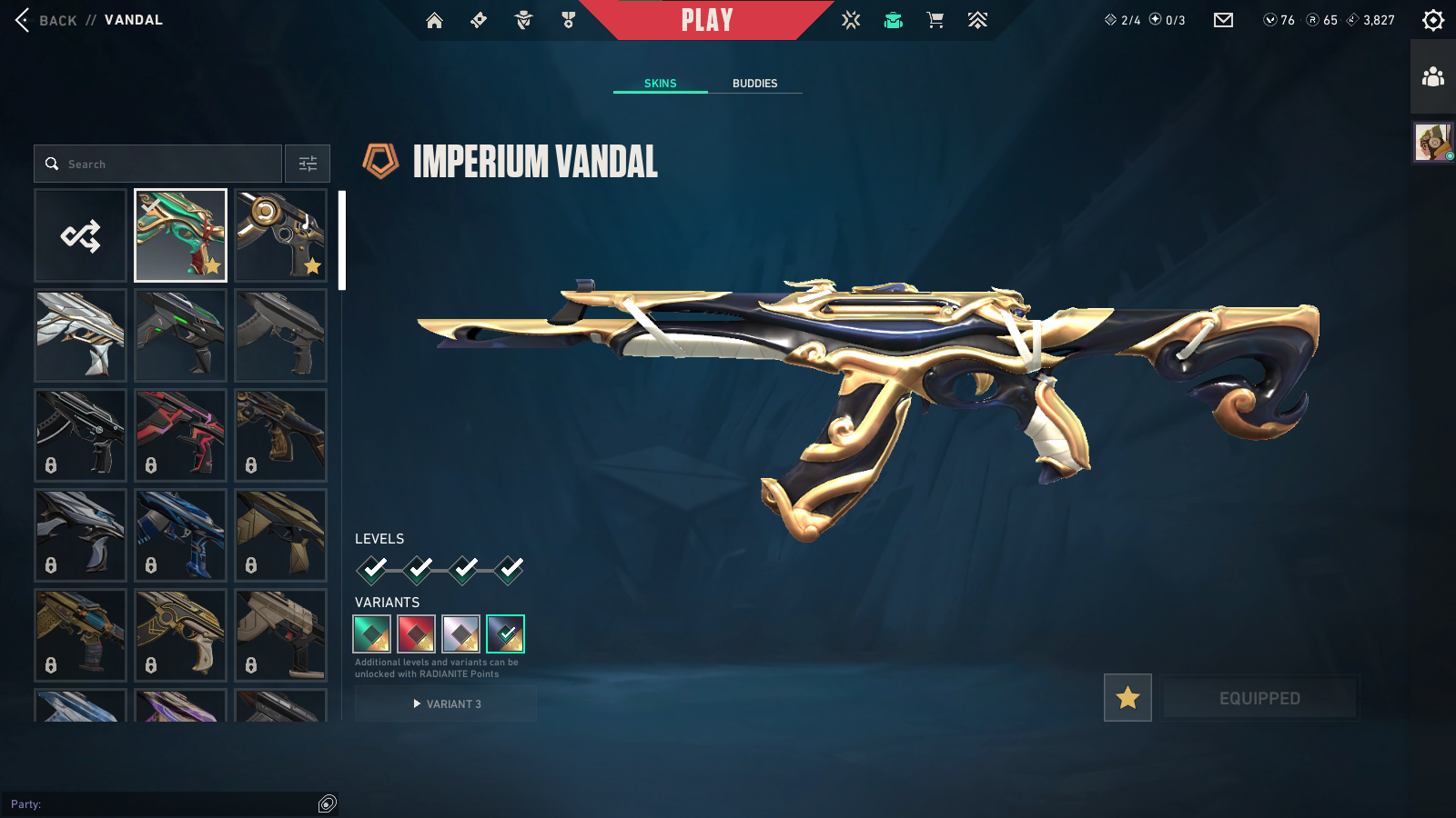PC | Platinum Peak | Imperium Vandal | 28 Skins | Full Email - Image 5