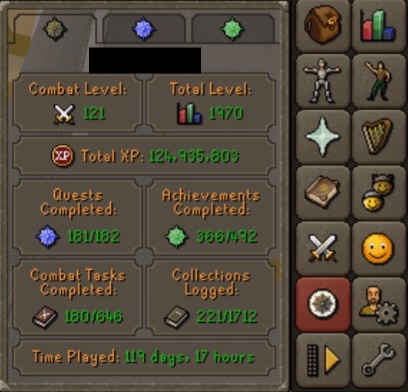 1971 Total | 121 Combat | Quest Cape - Image 3