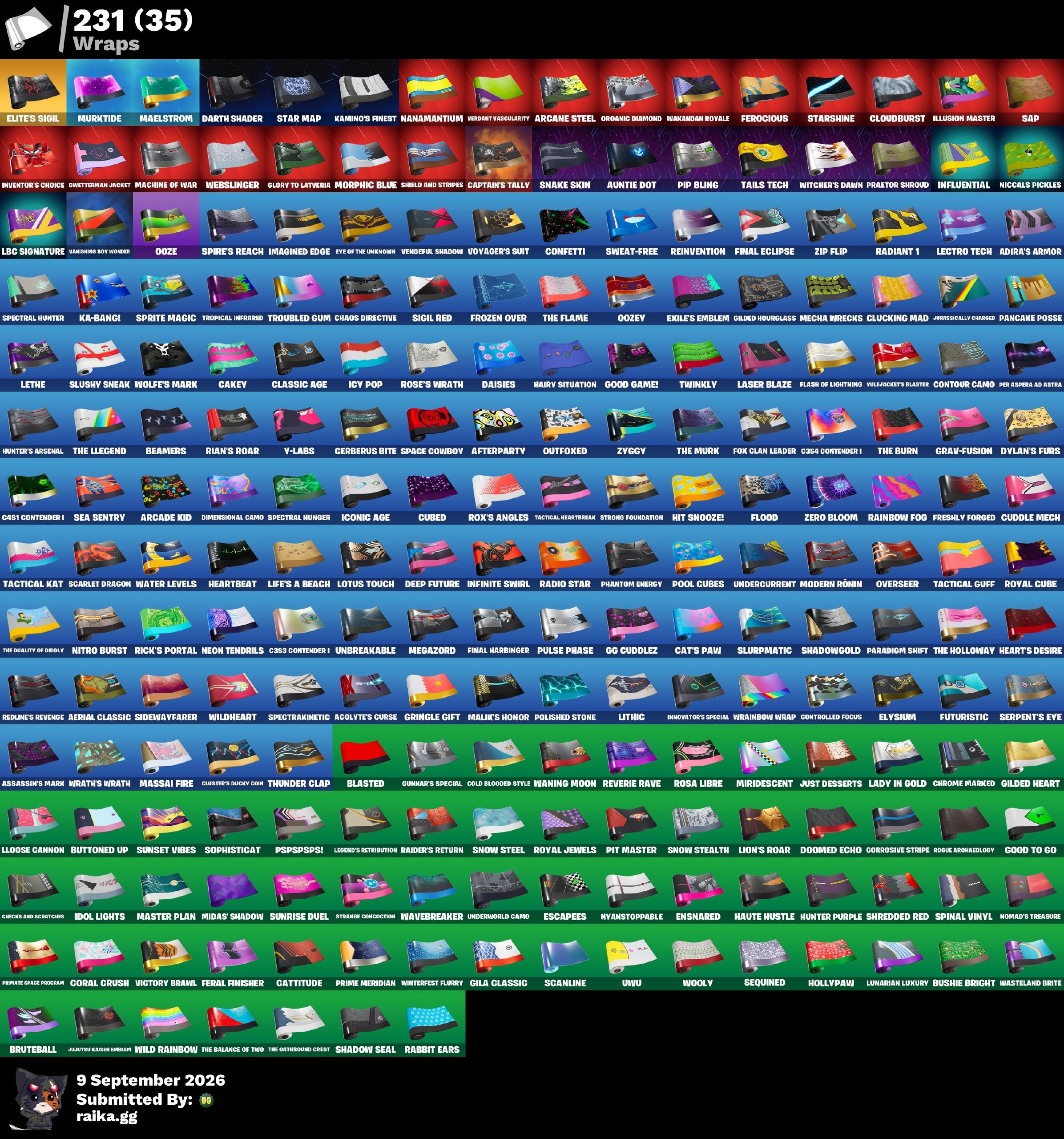256 Skins | Level 4066 | Full Email - Image 6