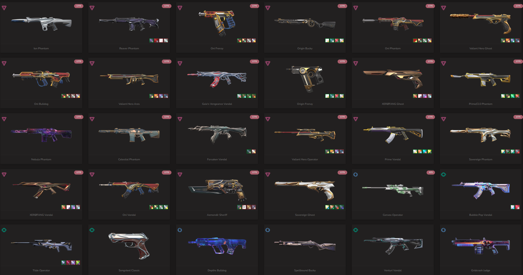 PC | Immortal Peak | Champions 2022 Butterfly Knife + Phantom | 277 Skins | Full Email - Image 3