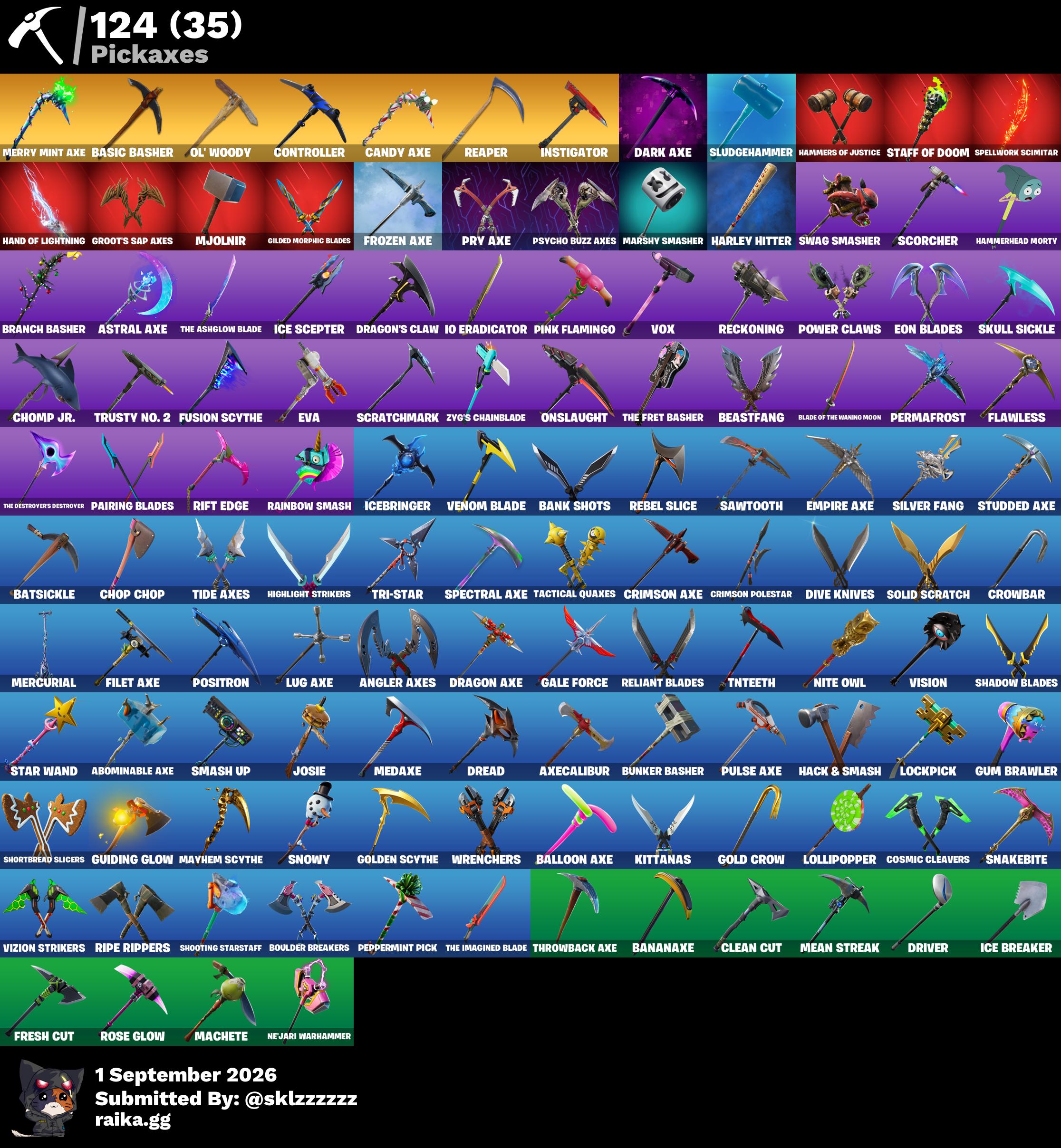 [PC] 194 skins | OG STW | The Reaper | Blue Squire | Royale Knight | Elite Agent | Blue Team Leader | Travis Scott | Omega (stage 5) | Havoc | 200 VB - Image 3