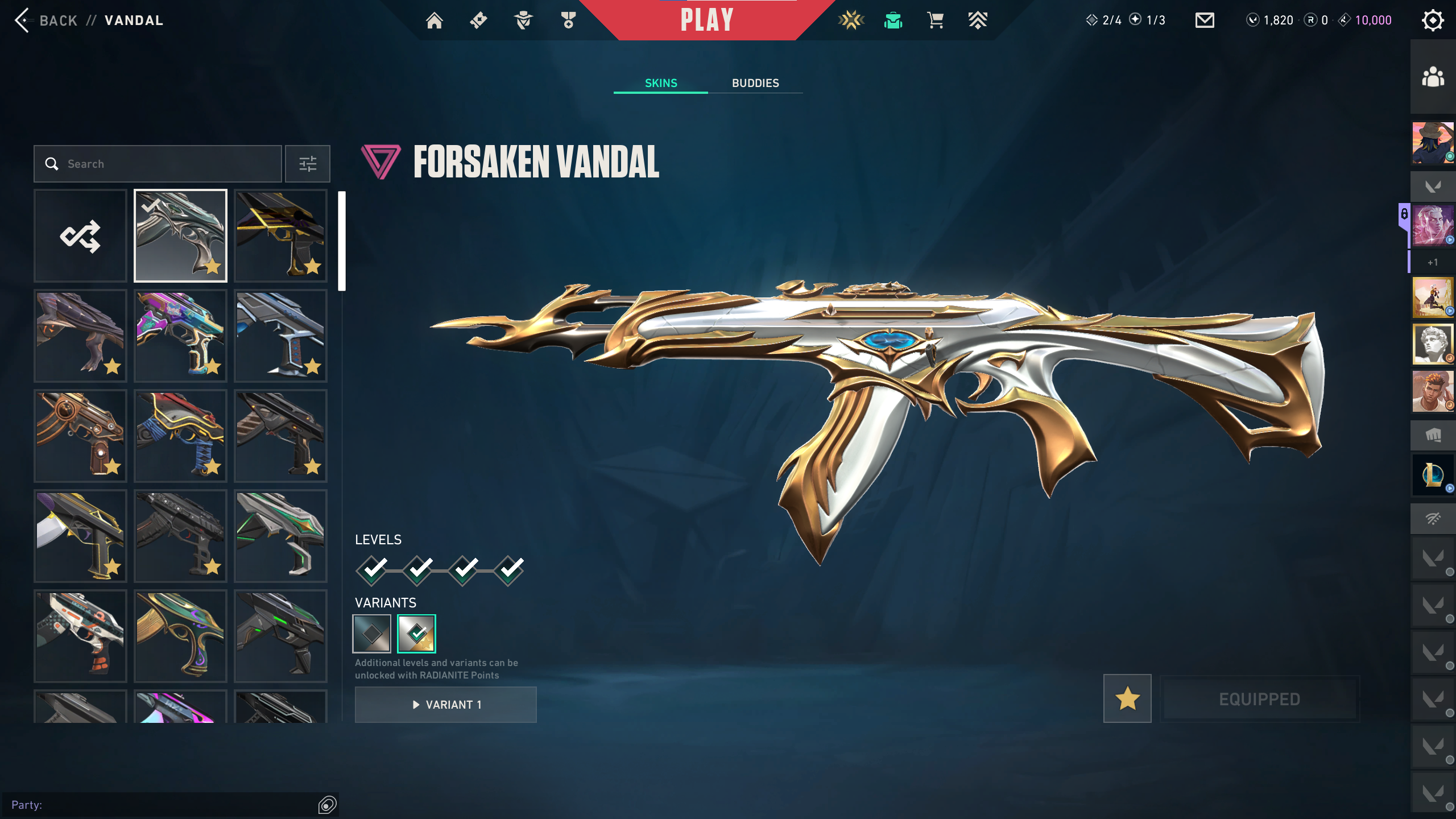 PC | Ascendant 1 | RGX 11z Pro Blade | Champions 2023 Vandal | 114 Skins - Image 3