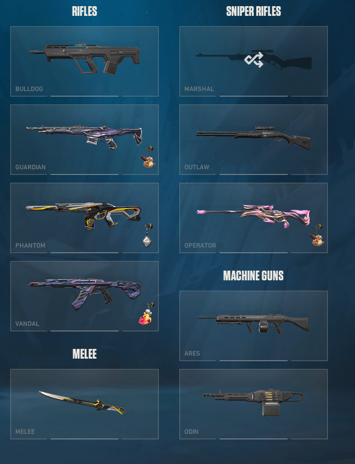 PC | Silver Peak | Champions 2024 Blade + Phantom | 13 Skins | Full Email