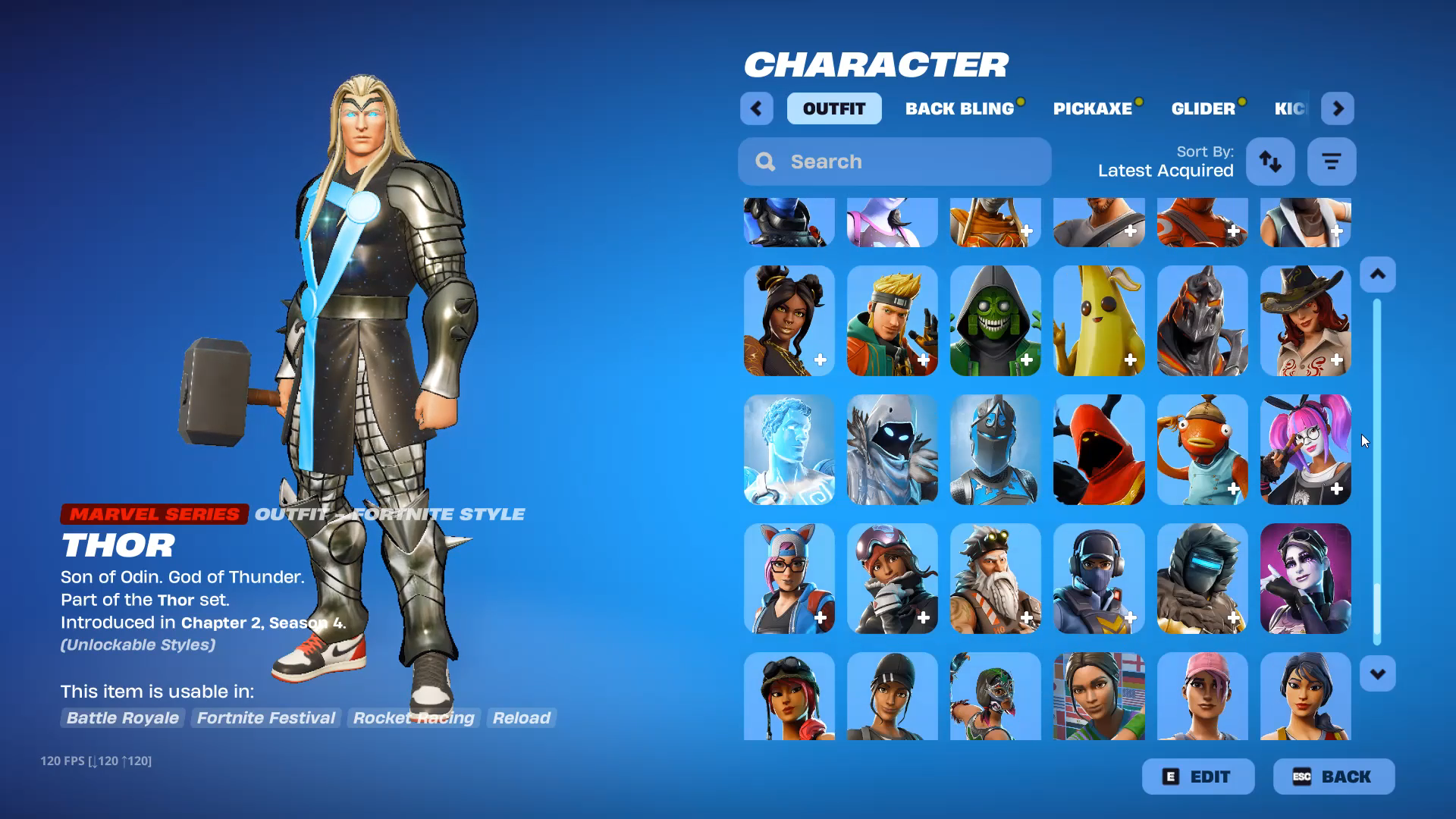 Thor | Carnage | 268 Skins | Level 3457 | Full Email - Image 11