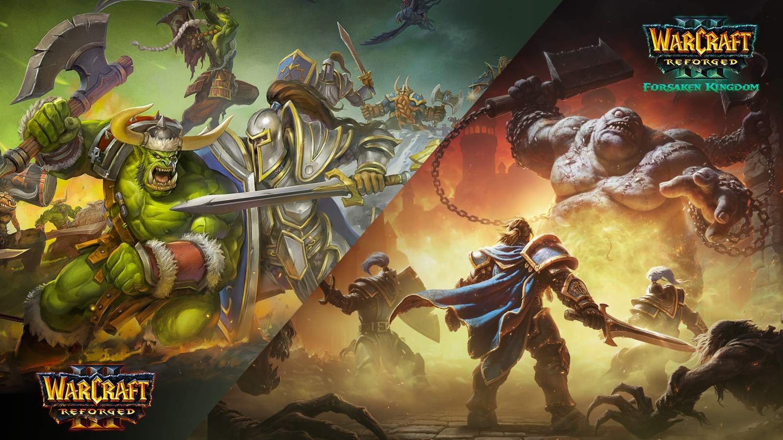 Warcraft III Reforged Forsaken Kingdom promotional art