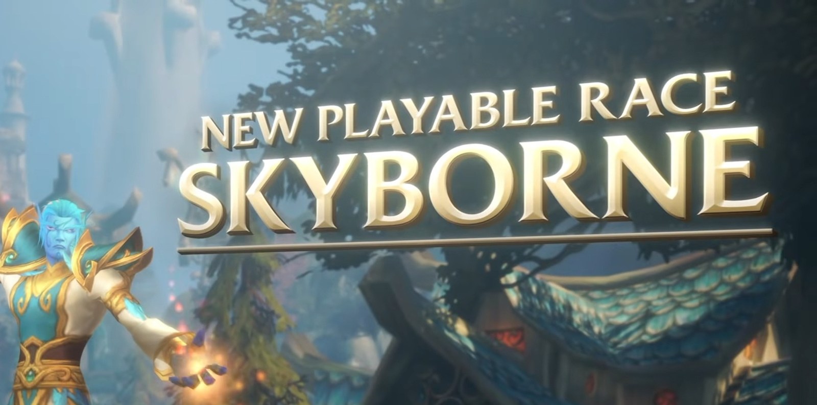 World of Warcraft Forever Skyborne elves promotional art