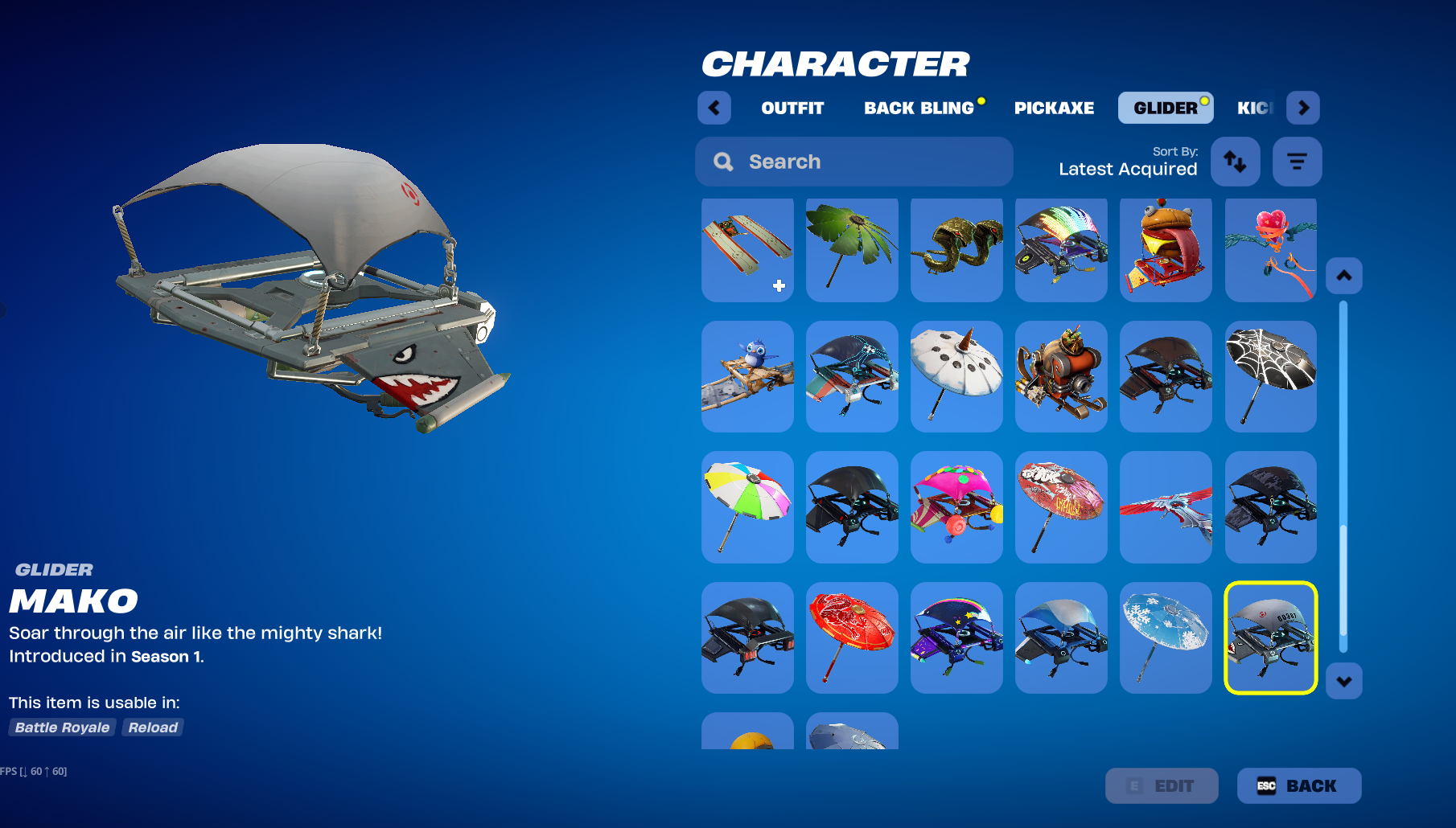 Nog Ops | Reaper | Dark Voyager | Ice King | 44 Skins | Chapter 1 Season 3 | Level 1331 - Image 10