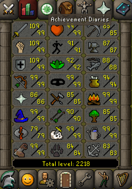 Group Ironman | 2218 Total | 124 Combat | GM Combat Achiev. | Infernal Cape - Image 5
