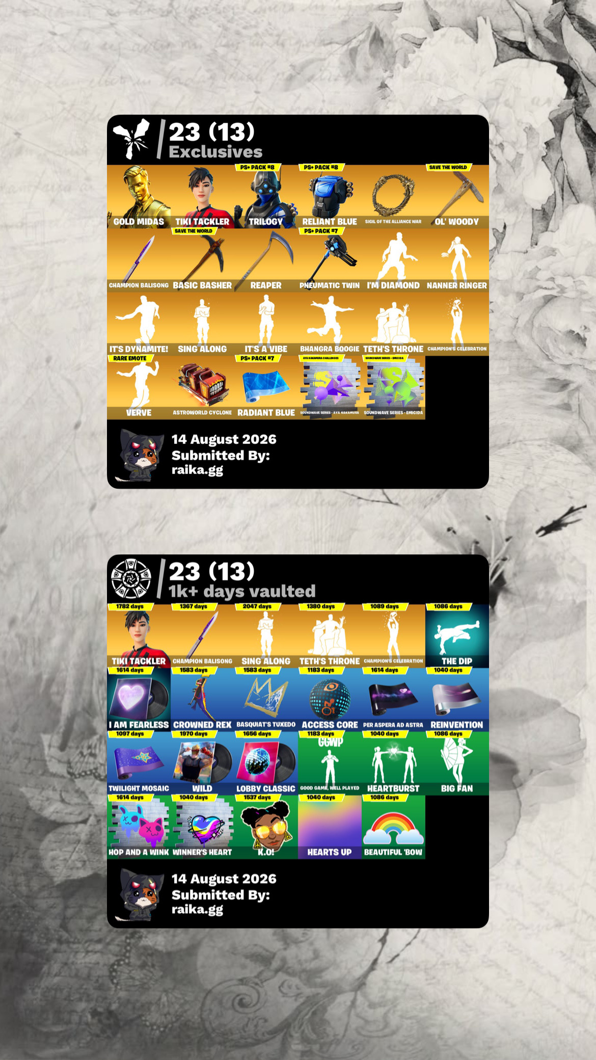 Midas | 216 Skins | Chapter 2 Season 1 | Level 4045 | Full Email - Image 3