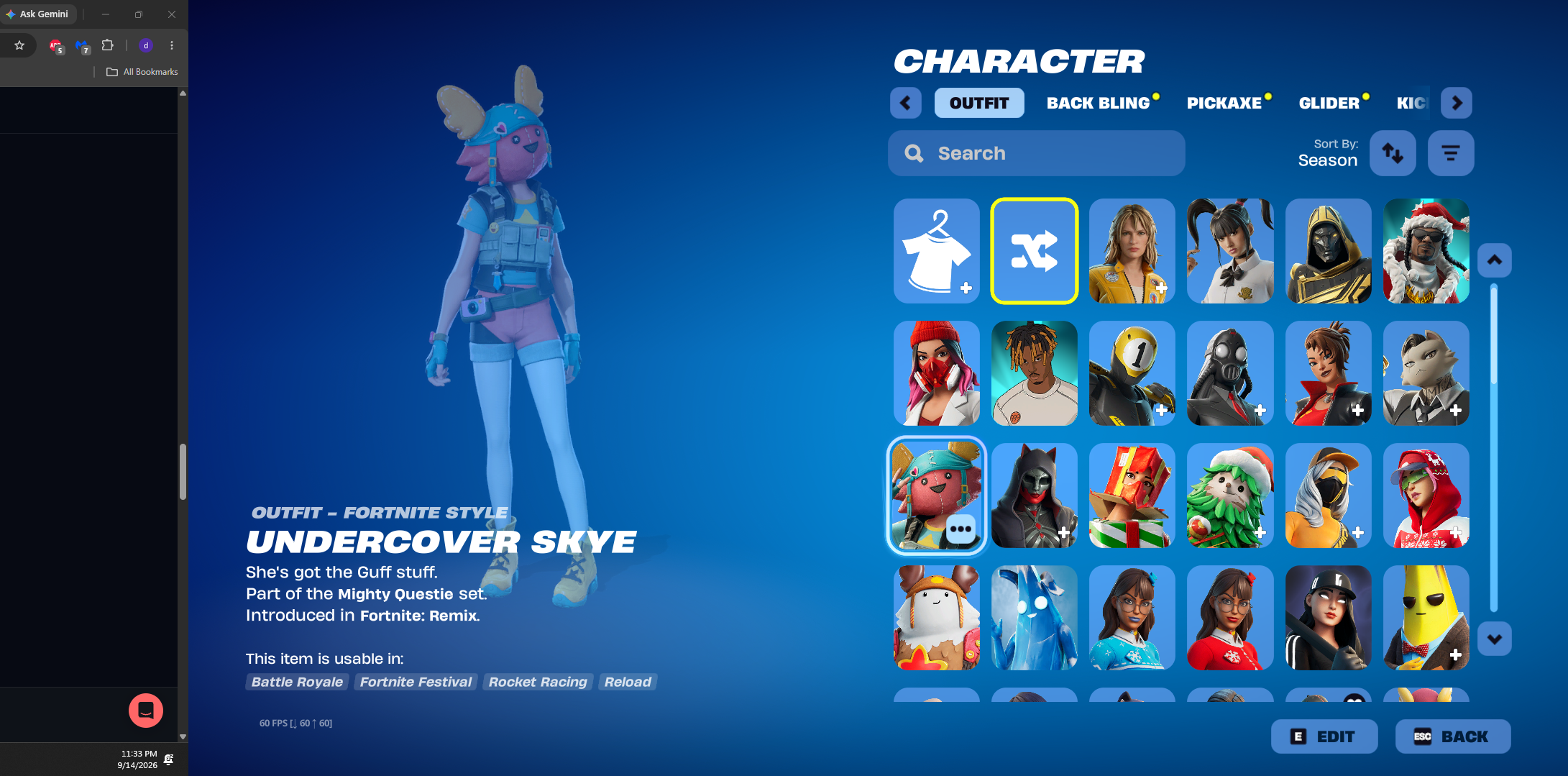 Dark Voyager | 94 Skins | Season 3 | Level 1000 | Full Email - Image 3