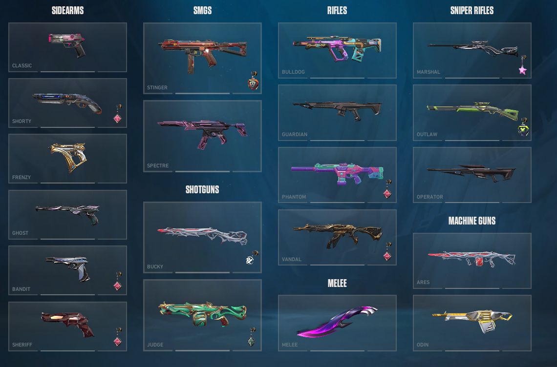 PC | Immortal Peak | Champions 2023 Kunai | Champions 2022 Phantom | 135 Skins