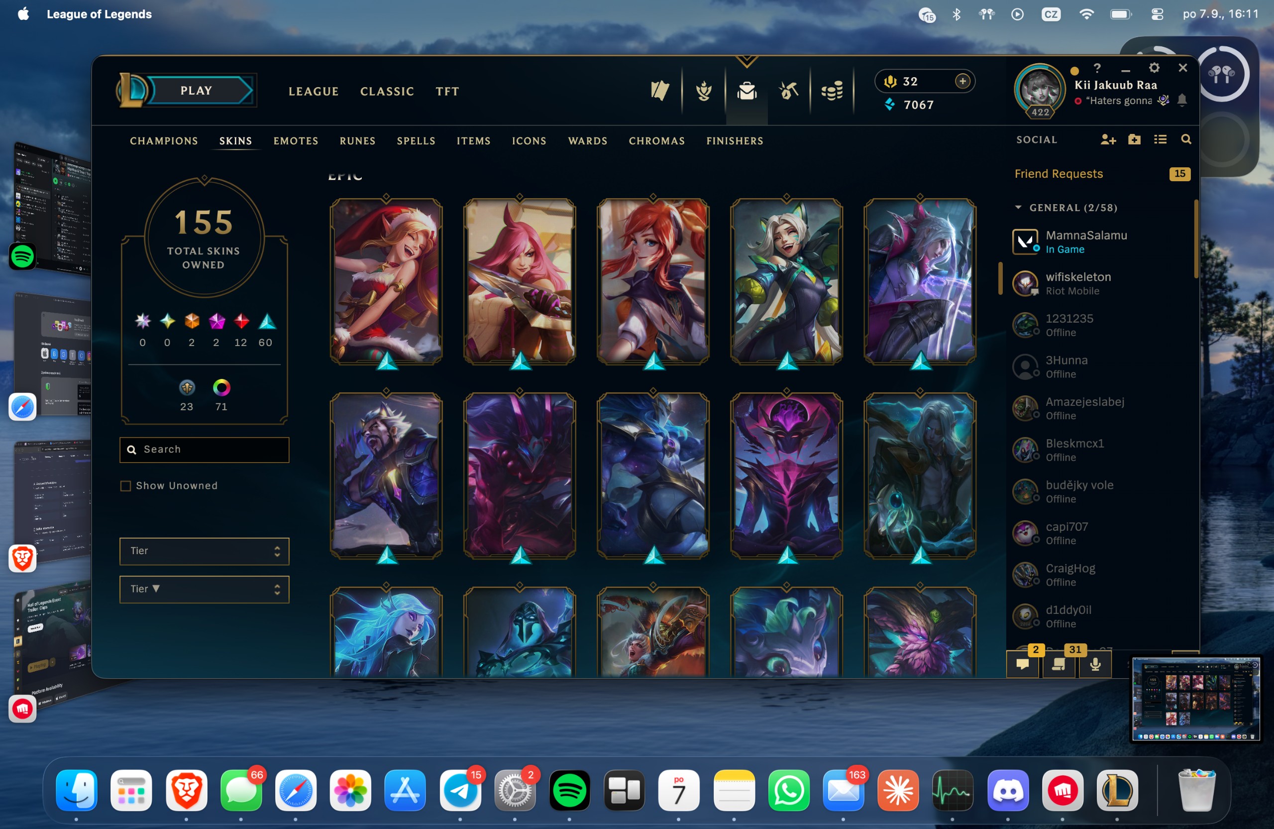 Diamond Peak | 173 Champions | 90 Skins | 12 Legendary Skins | Full Email - Image 4