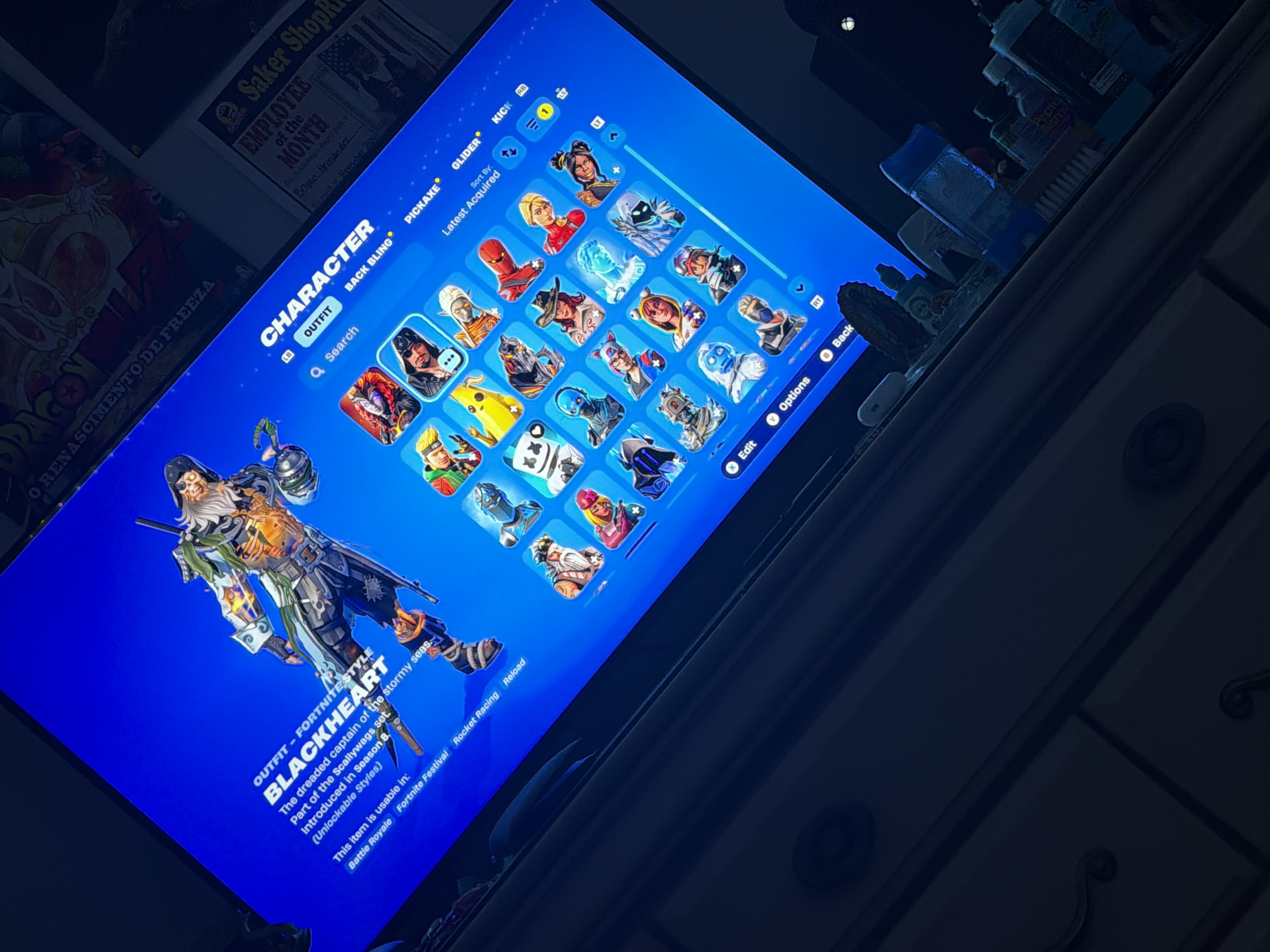 Predator | Oscar | Ember | 204 Skins | Chapter 1 Season 3 | Level 1575 | Full Email - Image 3