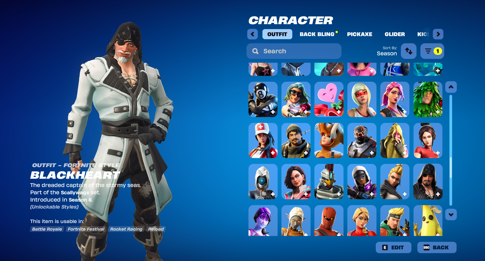 Valor | Brite Bomber | 183 Skins | Level 2610 | Full Email - Image 5